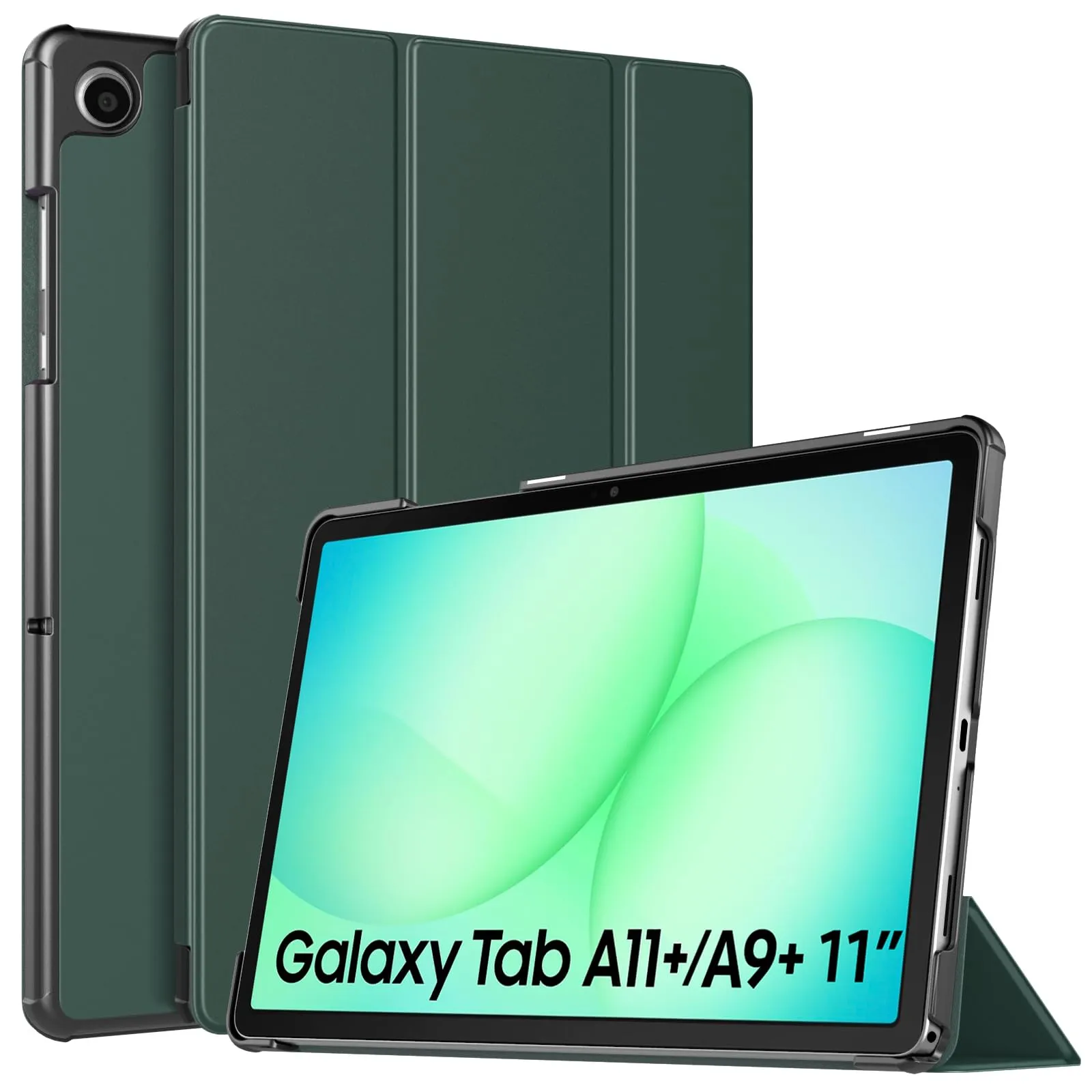 TiMOVO Cover per Samsung Galaxy Tab A11+/A9+ 11" (2025/2023), Verde Notte - immagine 1