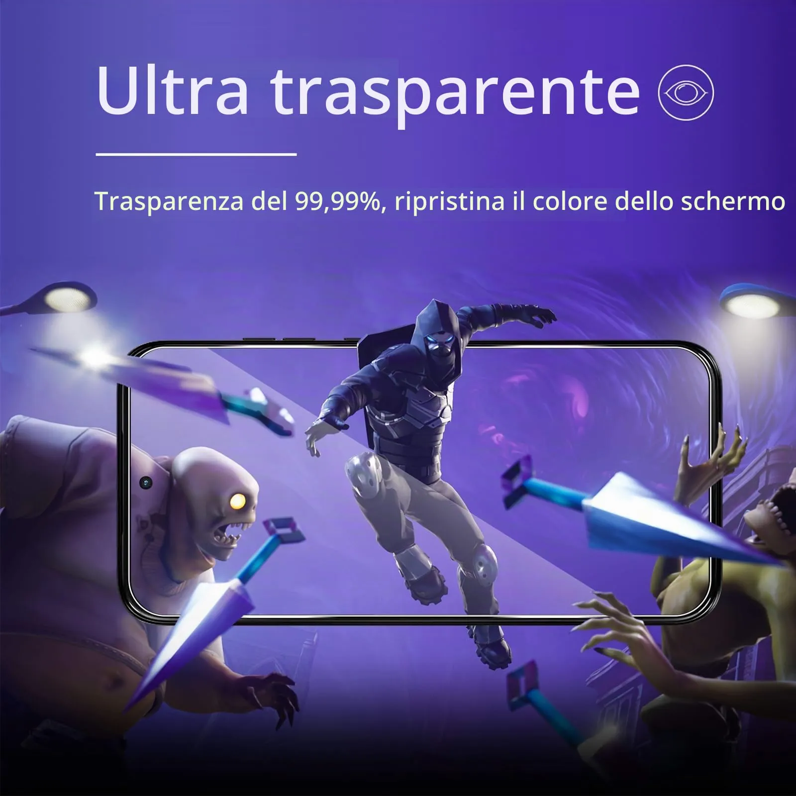 ELYCO Vetro Temperato per Motorola Moto G67/G77, 3+3 Pezzi - immagine 6