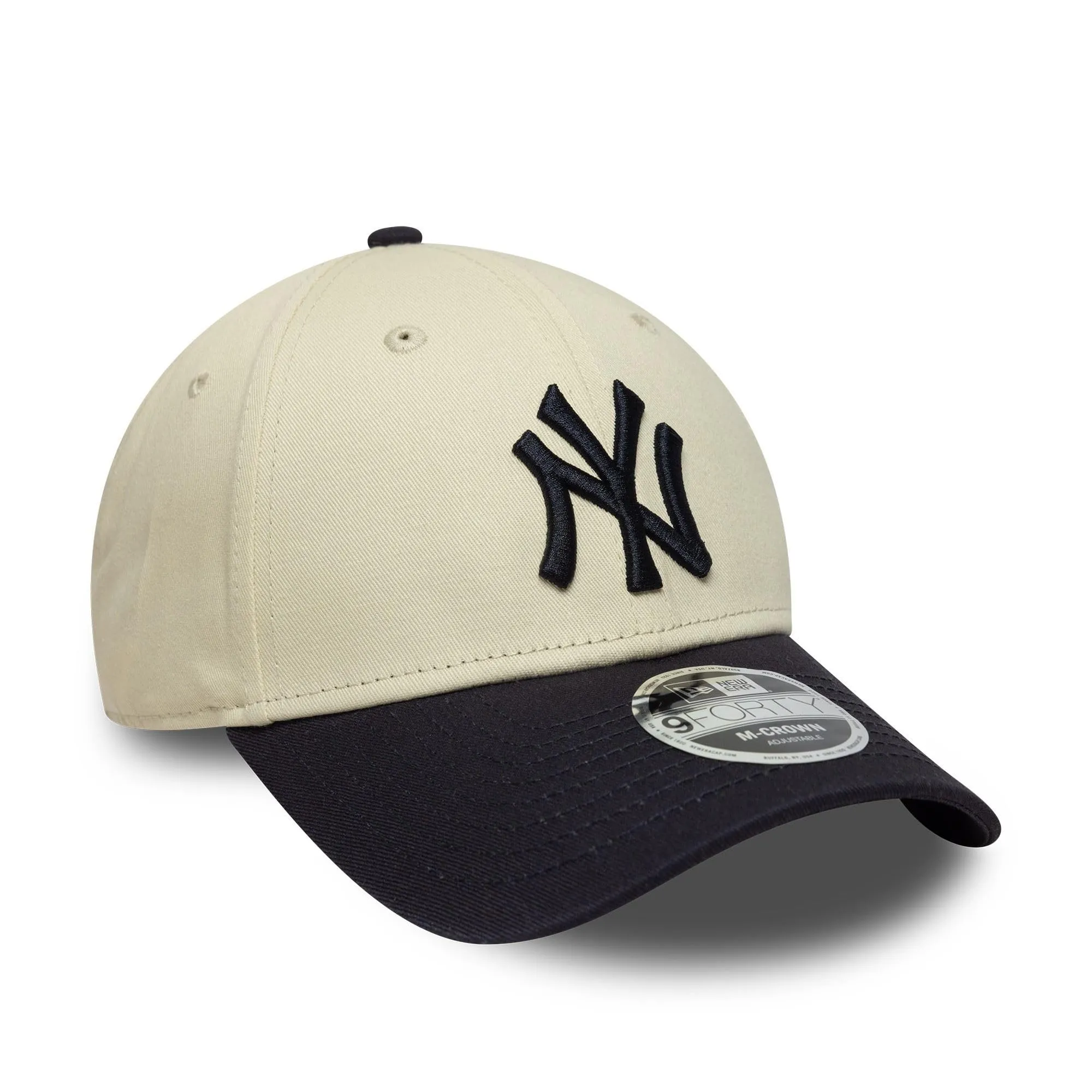 New Era New York Yankees MLB 9Forty M-Crown Cap - Beige/Navy Blue - immagine 3