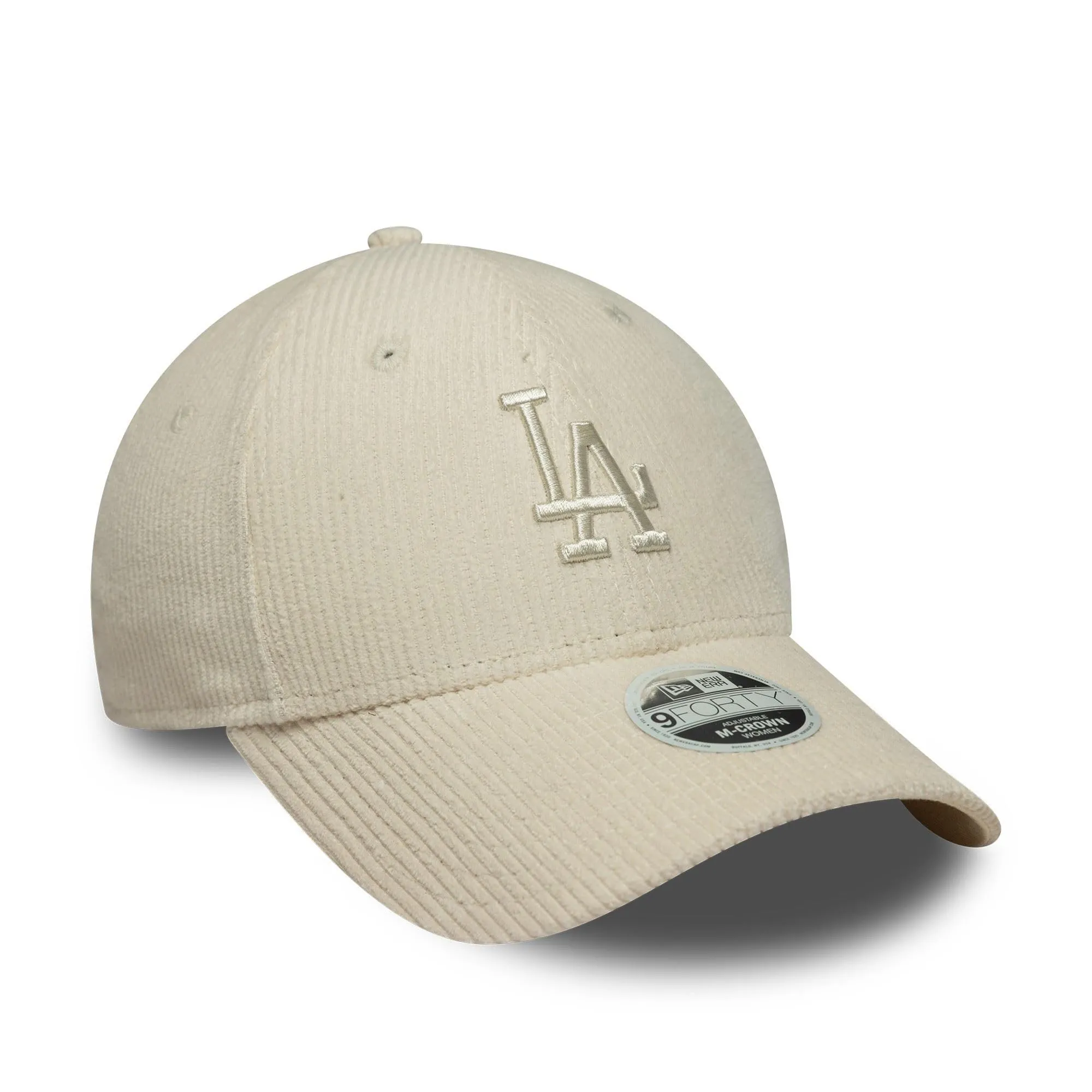 New Era Los Angeles Dodgers Women's MLB Pastel Cord 9Forty M-Crown Cap - Beige - immagine 3