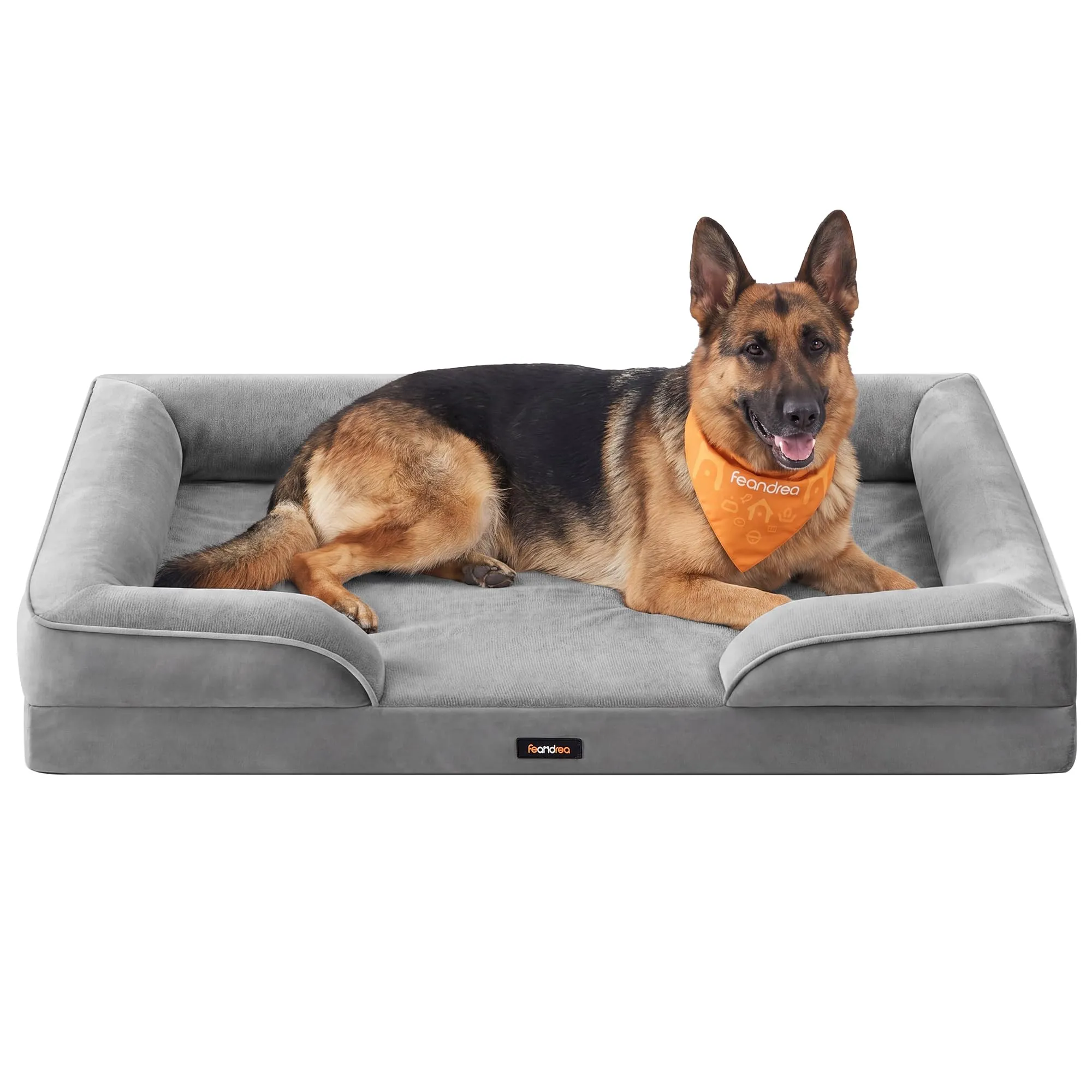 Feandrea Cuccia Ortopedica per Cani in Flanella, 122 x 85 x 17 cm - immagine 1