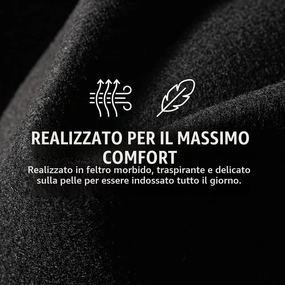 WFKKMEQ Costume da Cowboy, Set 4 Pezzi con Cappello, Bandana, Collana e Distintivo (Marrone) - immagine 6