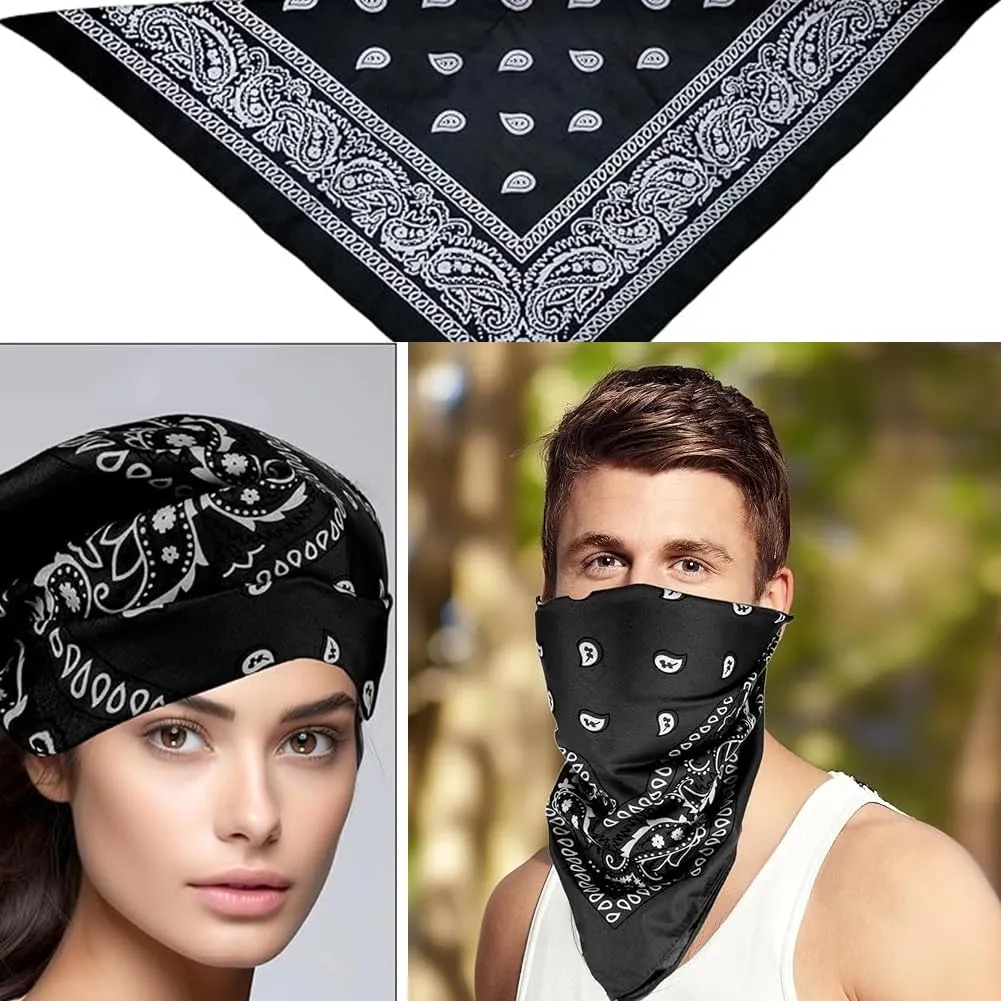 WFKKMEQ Costume da Cowboy, Set 4 Pezzi con Cappello, Bandana, Collana e Distintivo (Marrone) - immagine 8