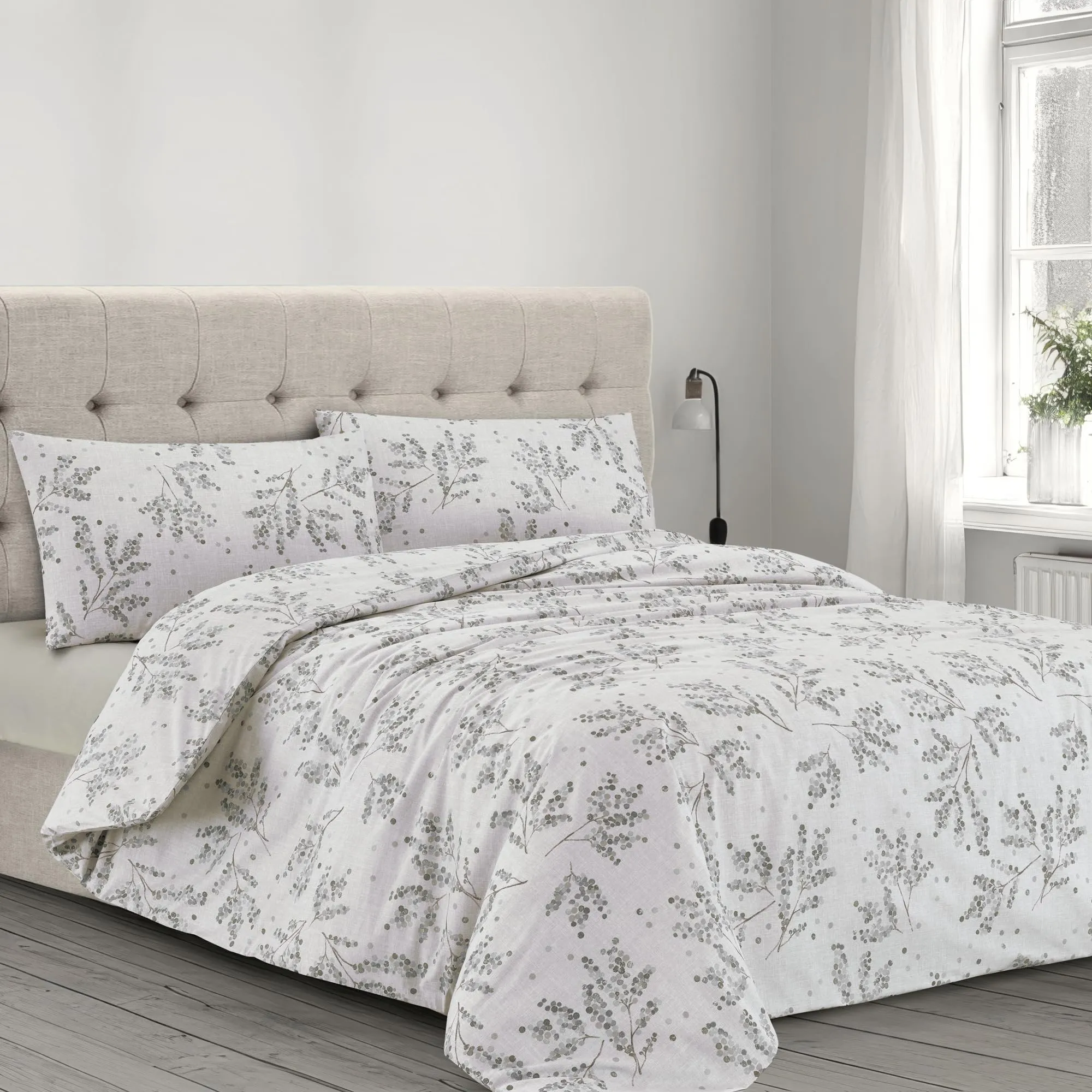 Dorian Home Copripiumino Una Piazza e Mezza in Cotone 200x210 cm con Federa - immagine 1