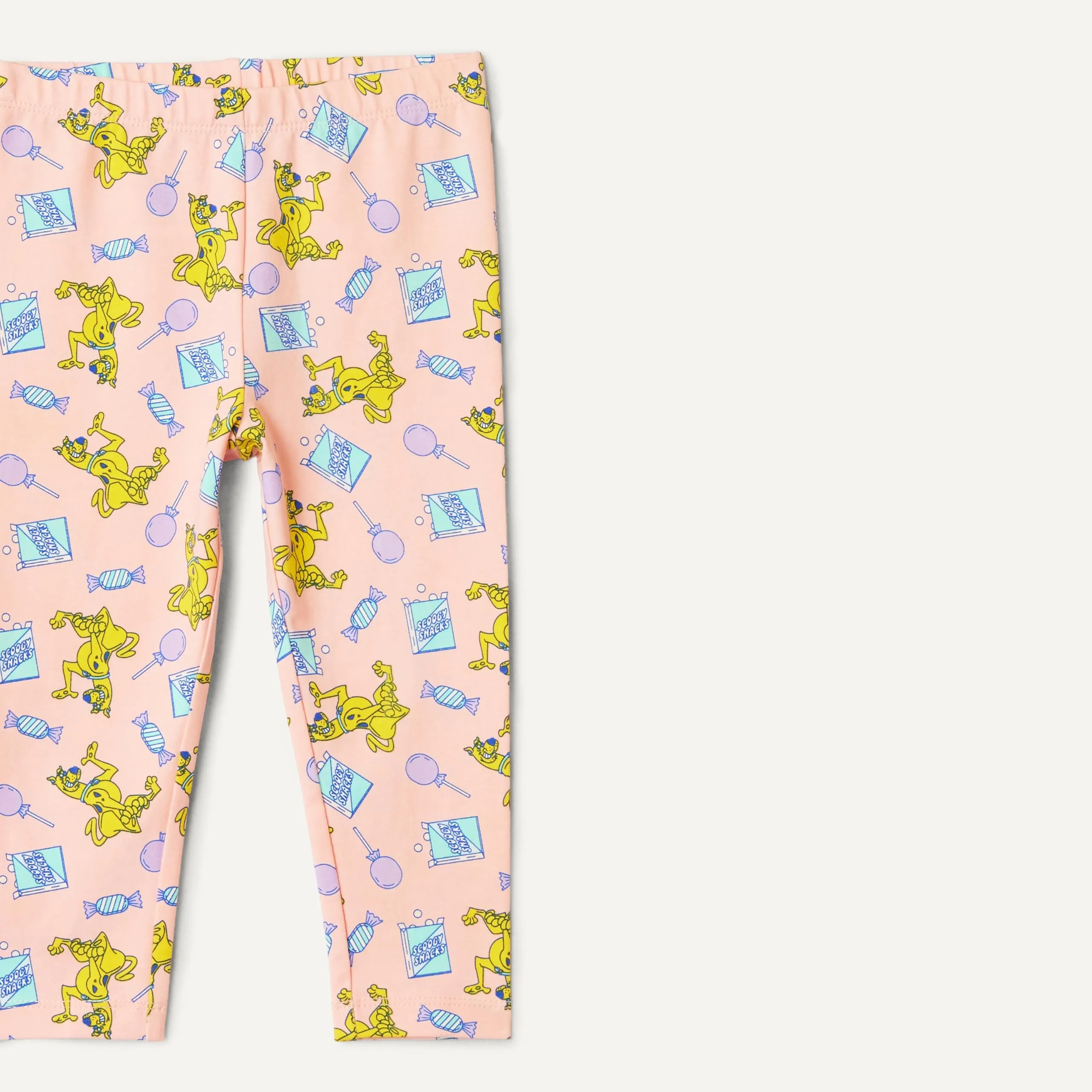Amazon Essentials Warner Brothers Leggings da Bambina, Confezione da 3, Scooby And Friends, 7-8 anni - immagine 2