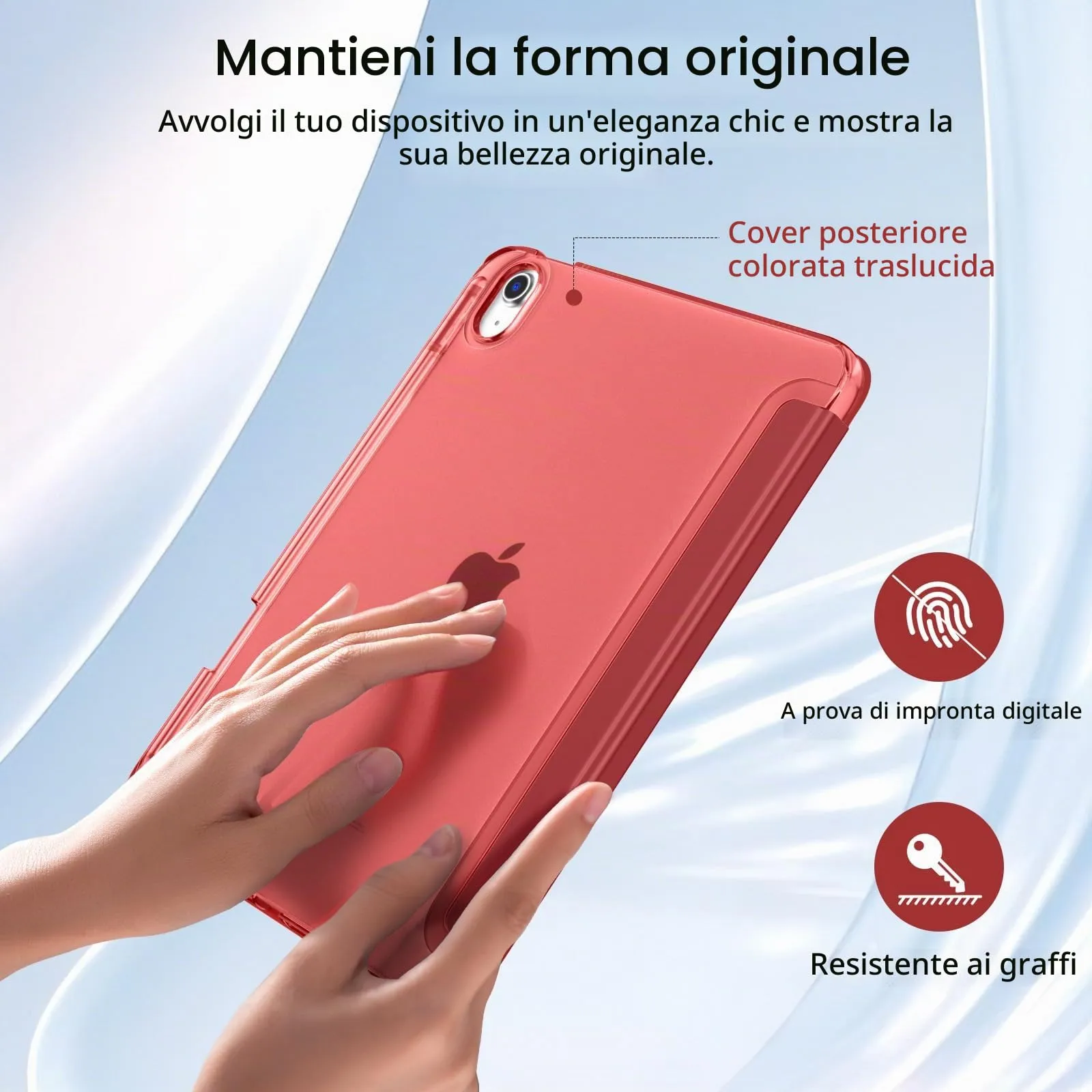 MoKo Cover per iPad Air 11 Pollici (M4/M3/M2) con Portapenna - immagine 5