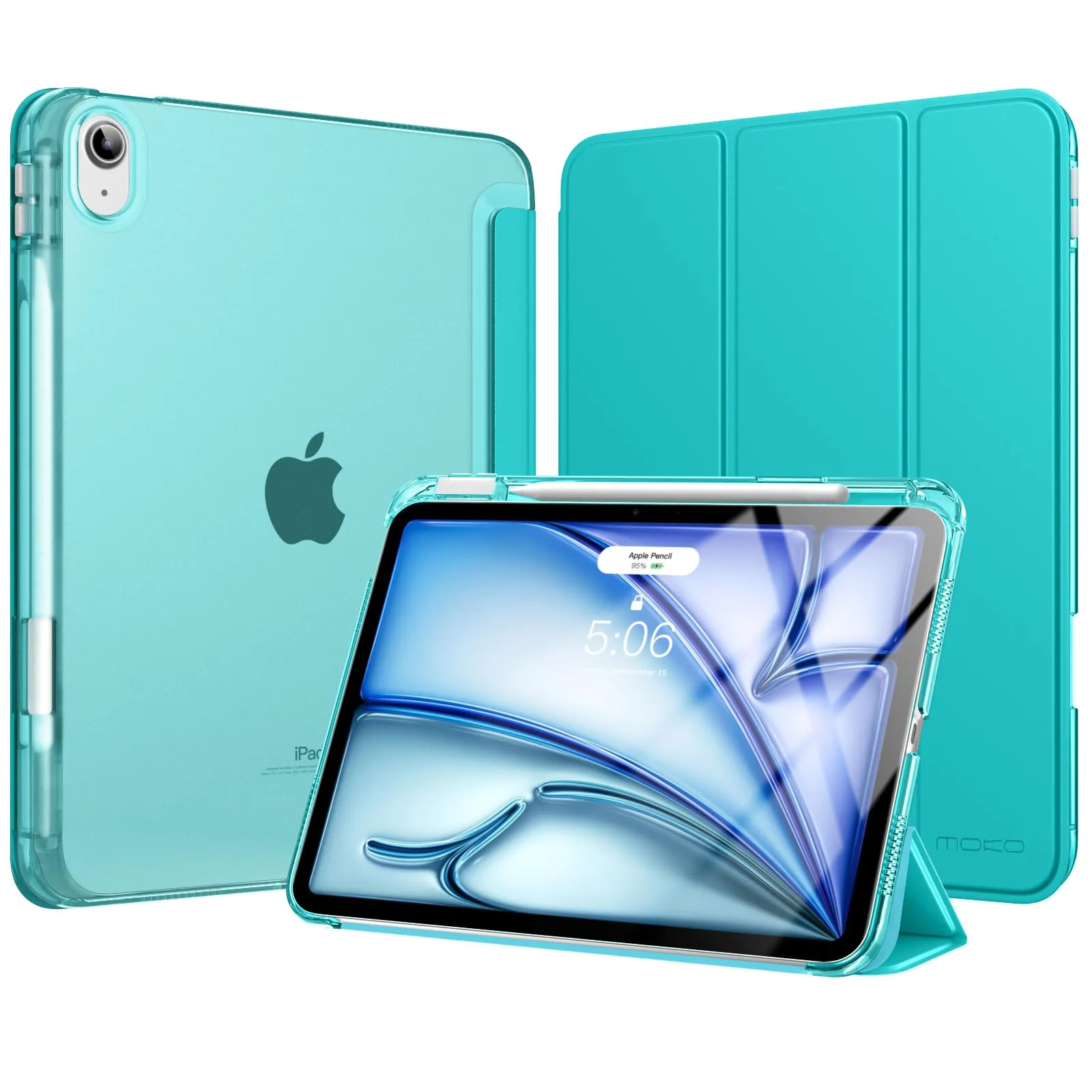 MoKo Cover per iPad Air 11 Pollici (M4/M3/M2) 2026/2025/2024 con Portapenna - immagine 1