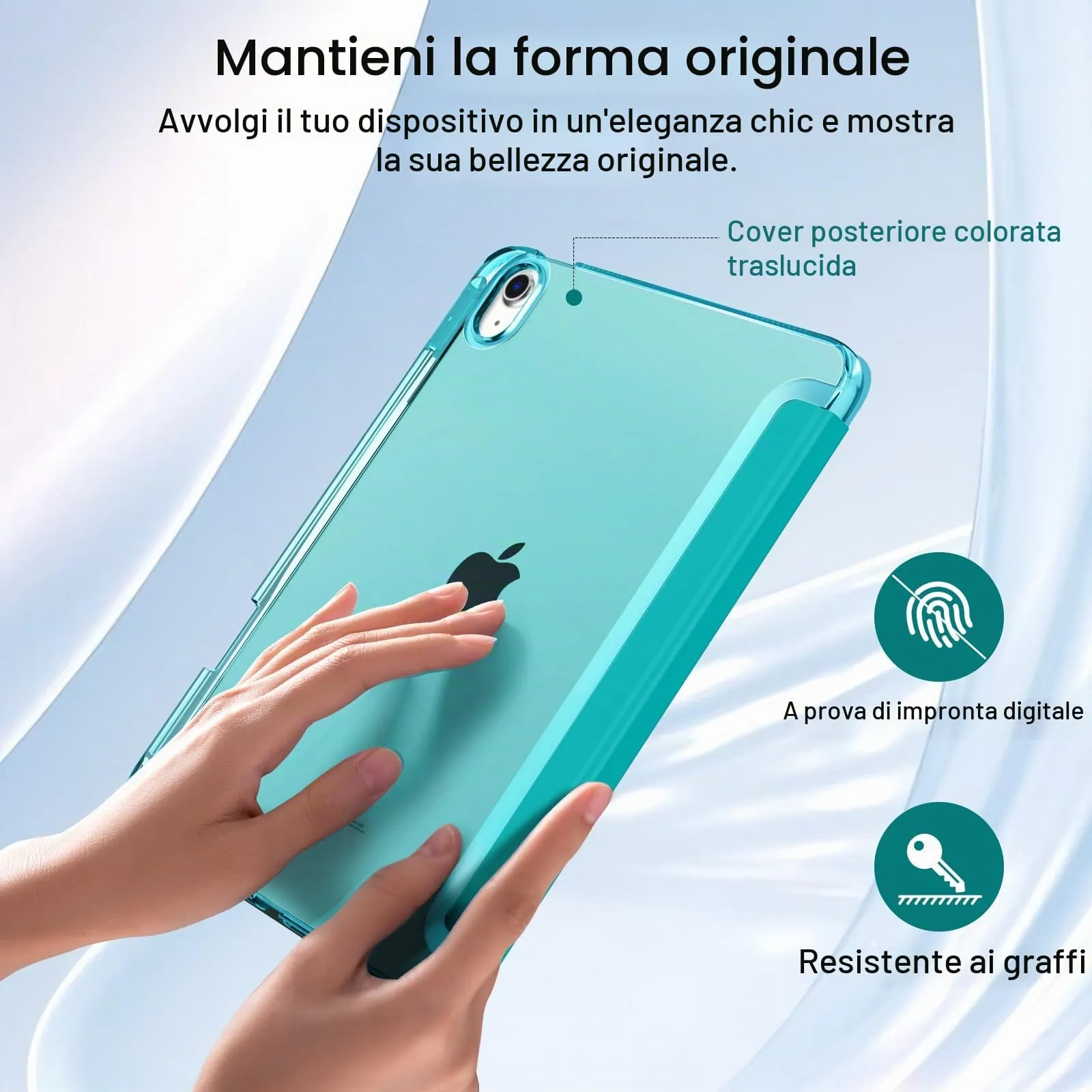 MoKo Cover per iPad Air 11 Pollici (M4/M3/M2) 2026/2025/2024 con Portapenna - immagine 5