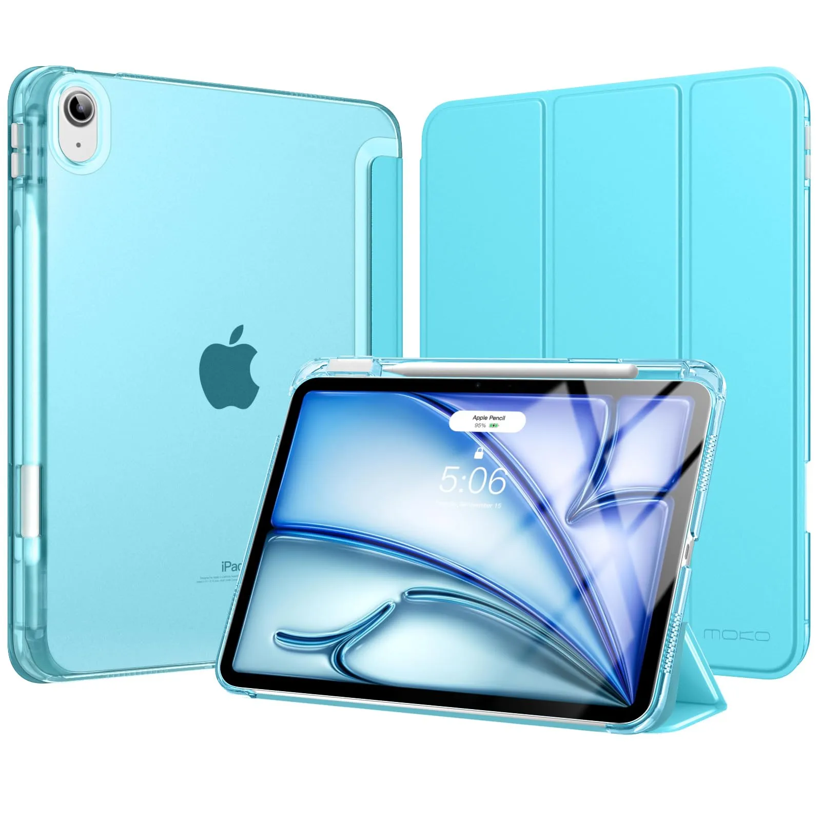MoKo Cover per iPad Air 11 Pollici (M4/M3/M2) 2024-2026 con Portapenna - immagine 1