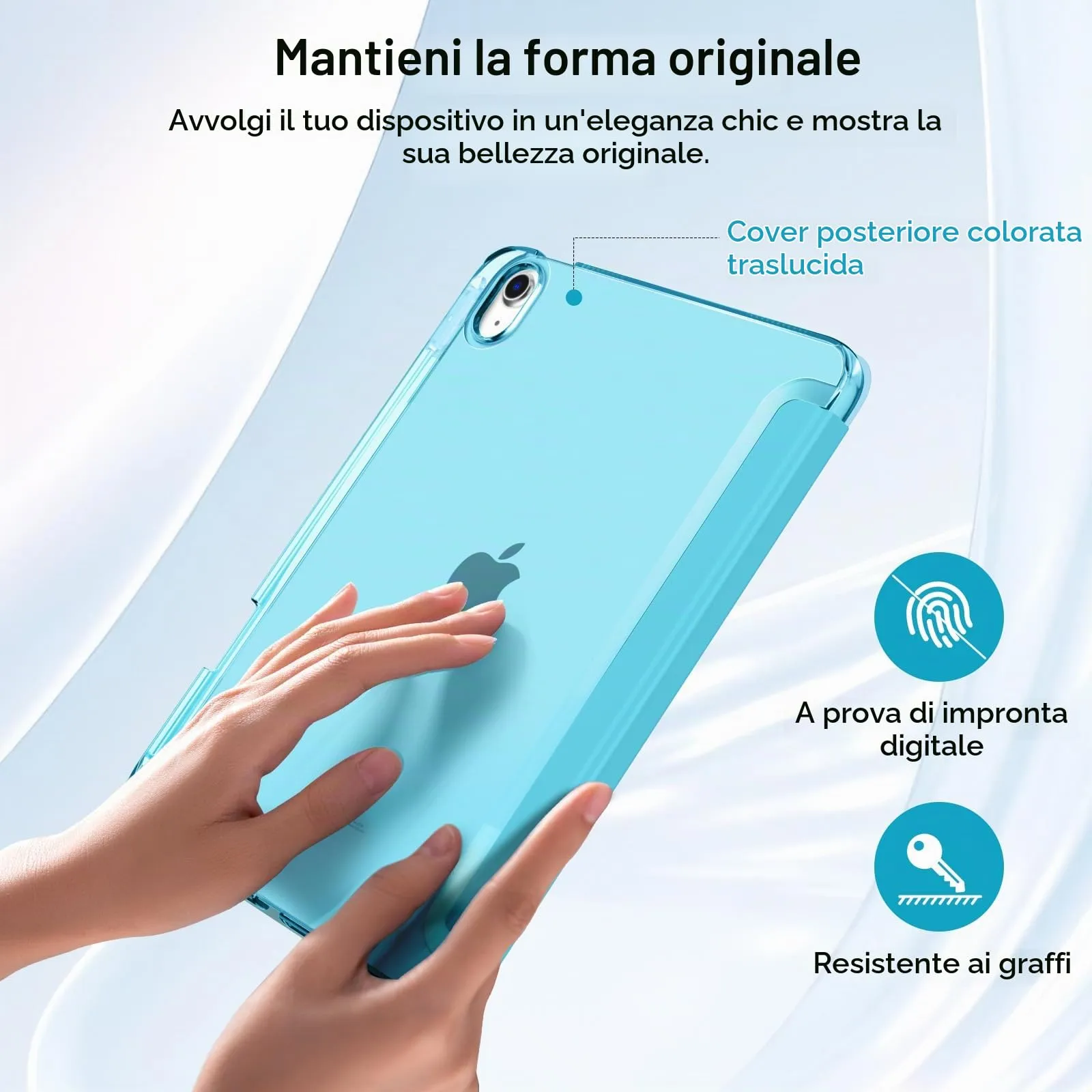 MoKo Cover per iPad Air 11 Pollici (M4/M3/M2) 2024/2025/2026 con Portapenna - immagine 5