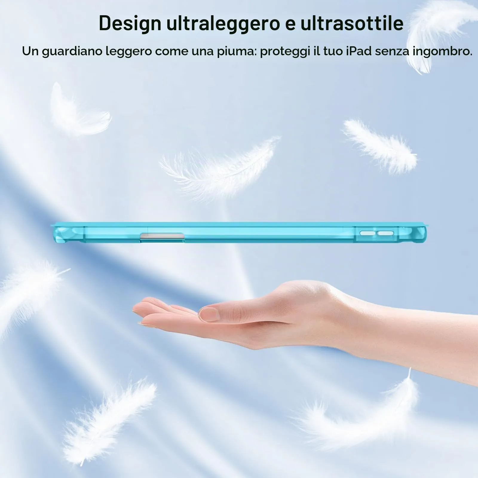MoKo Cover per iPad Air 11 Pollici (M4/M3/M2) 2024/2025/2026 con Portapenna - immagine 8