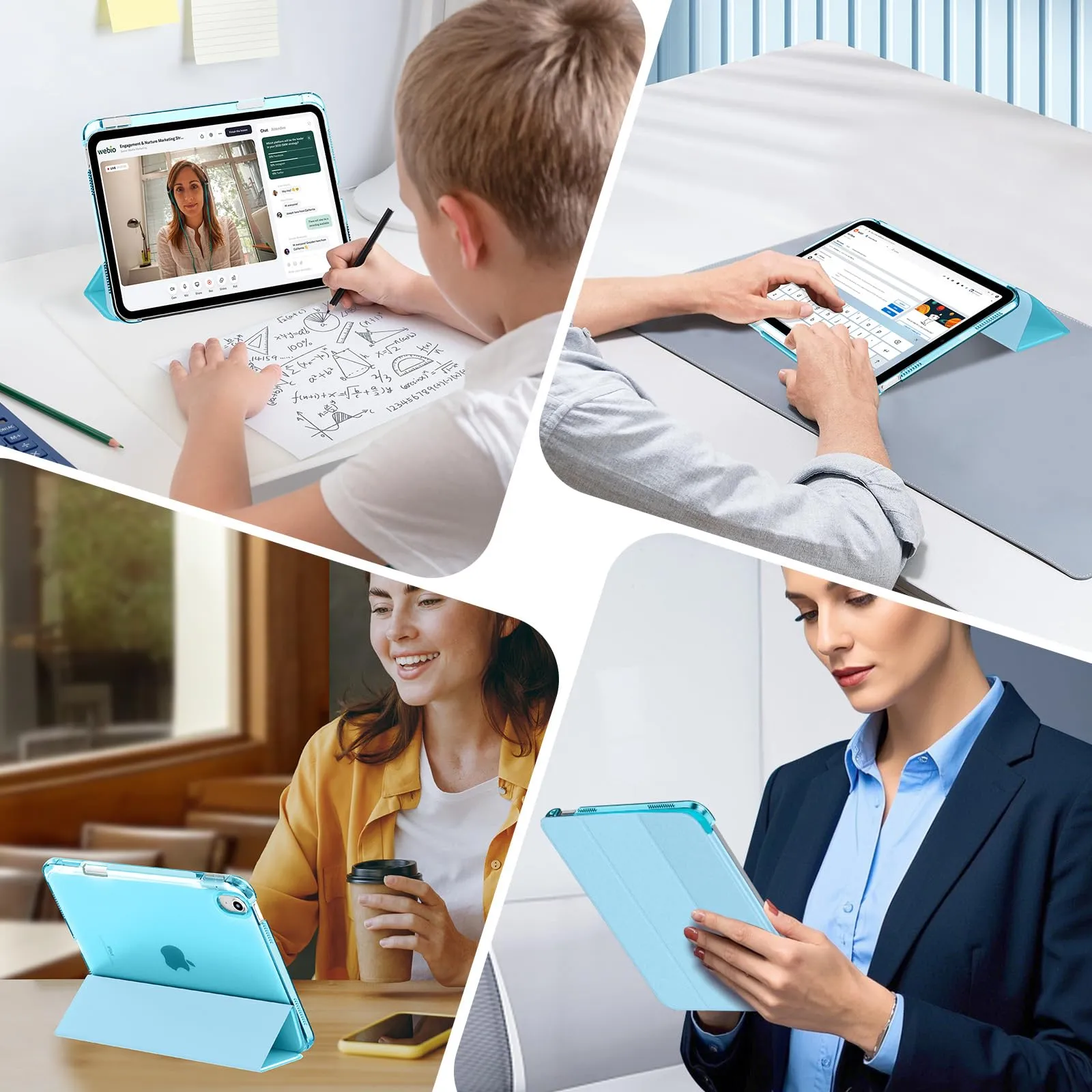 MoKo Cover per iPad Air 11 Pollici (M4/M3/M2) 2024/2025/2026 con Portapenna - immagine 9