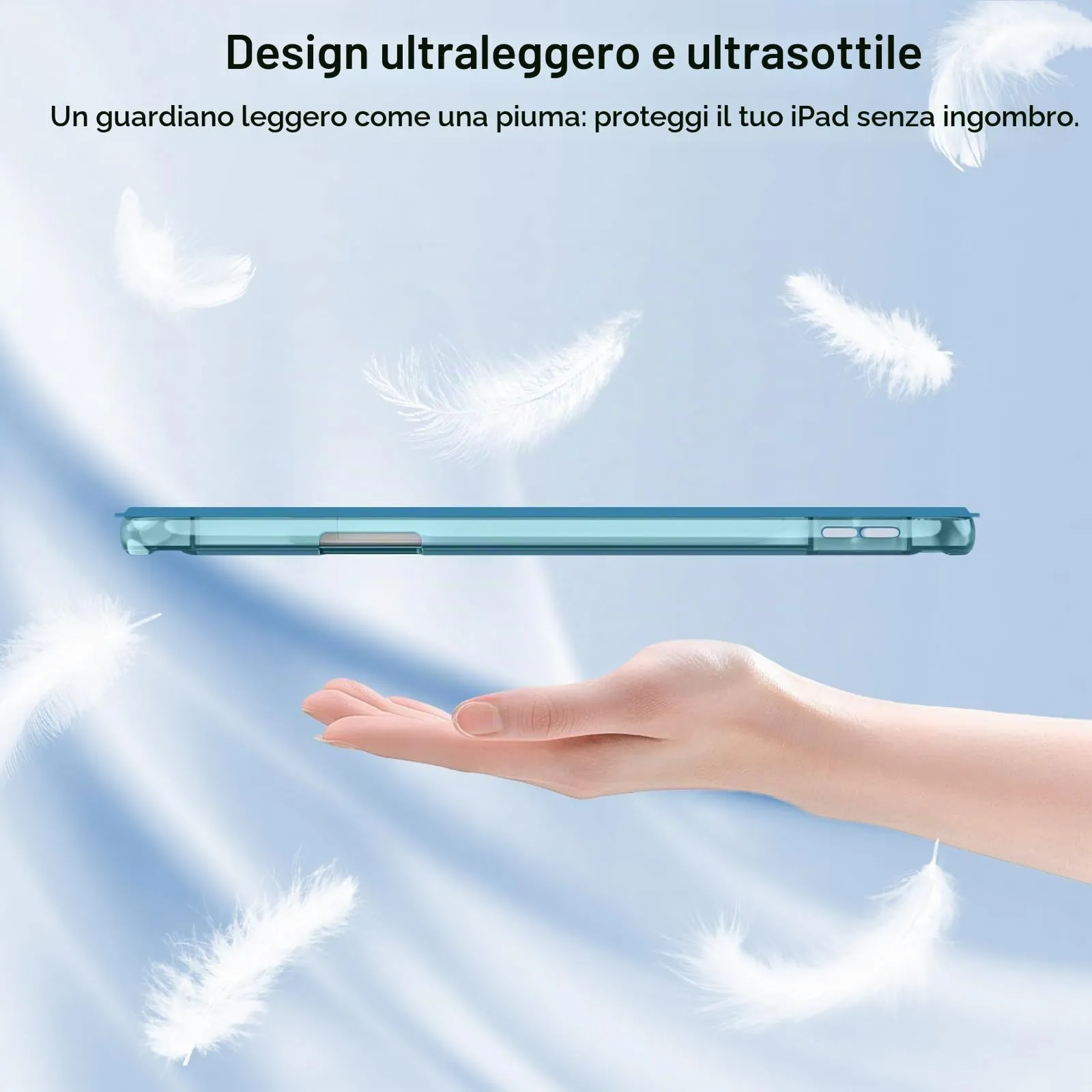 MoKo Cover per iPad Air 11 Pollici (M4/M3/M2) 2024/2025/2026 con Portapenna - immagine 8