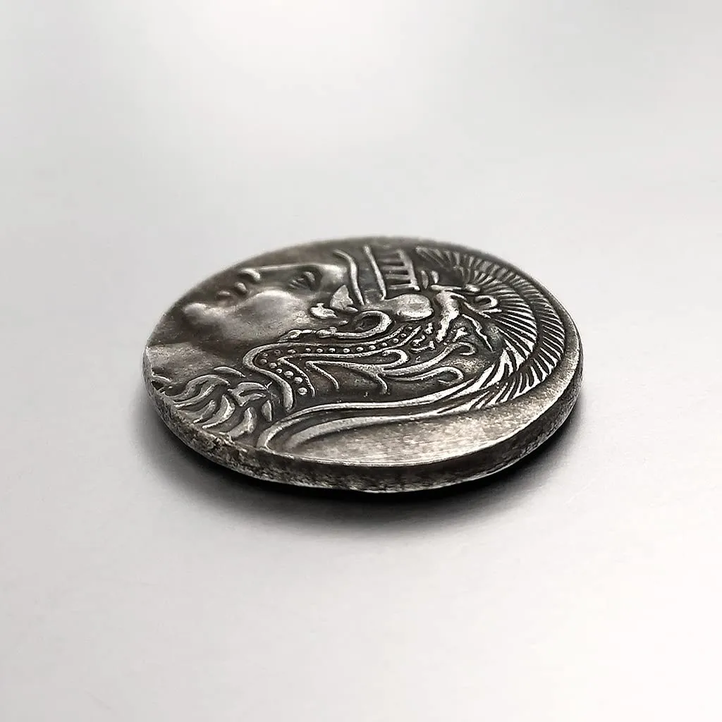 Riproduzione Monete Greche Antiche in Argento Athenian Owl 2 - immagine 2