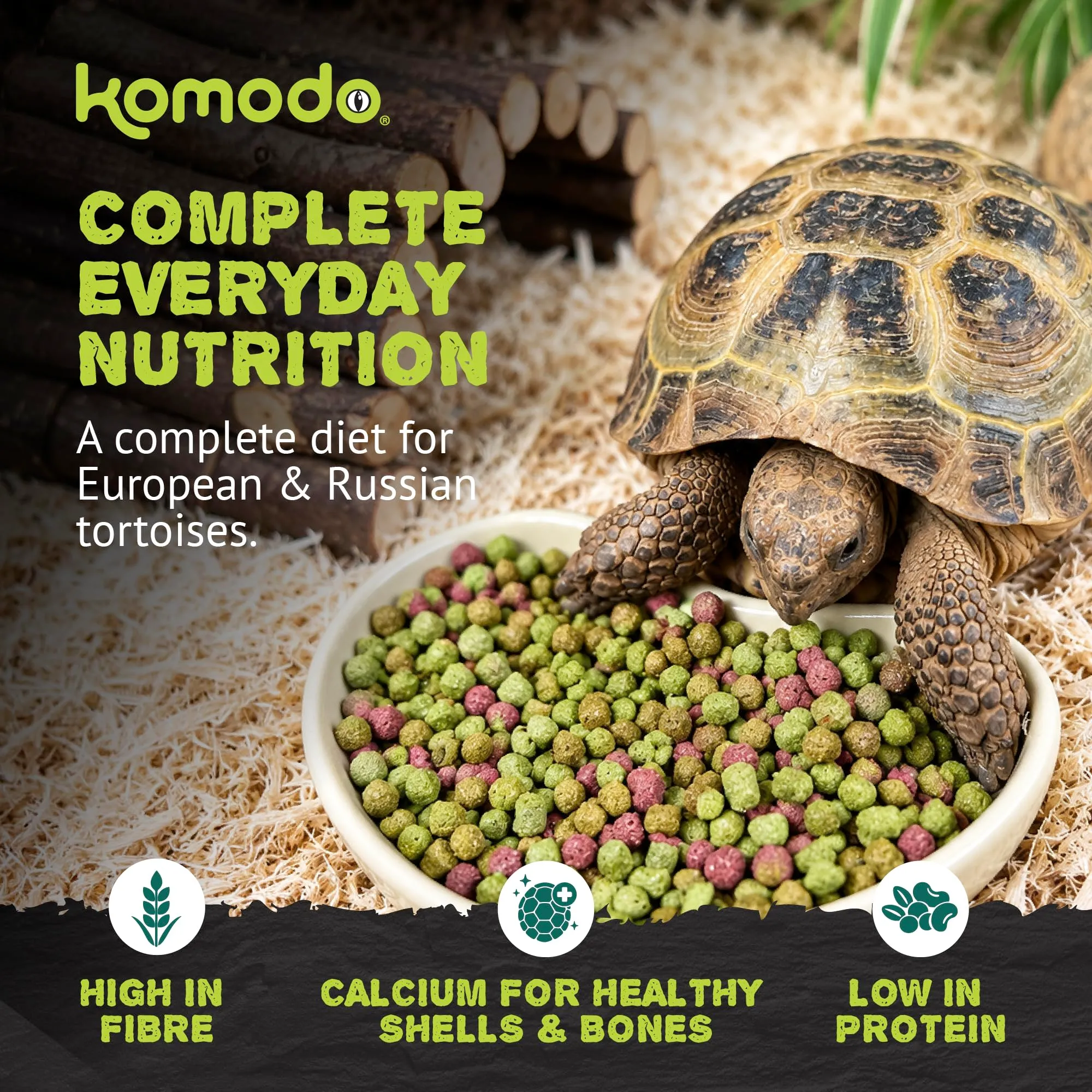 Komodo Completo Holistic Tartaruga Dieta Frutta e Fiore - 680 g - immagine 2