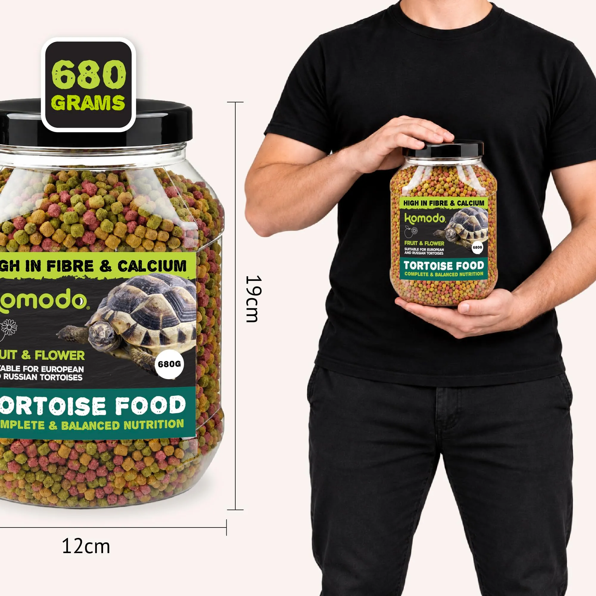 Komodo Completo Holistic Tartaruga Dieta Frutta e Fiore - 680 g - immagine 8
