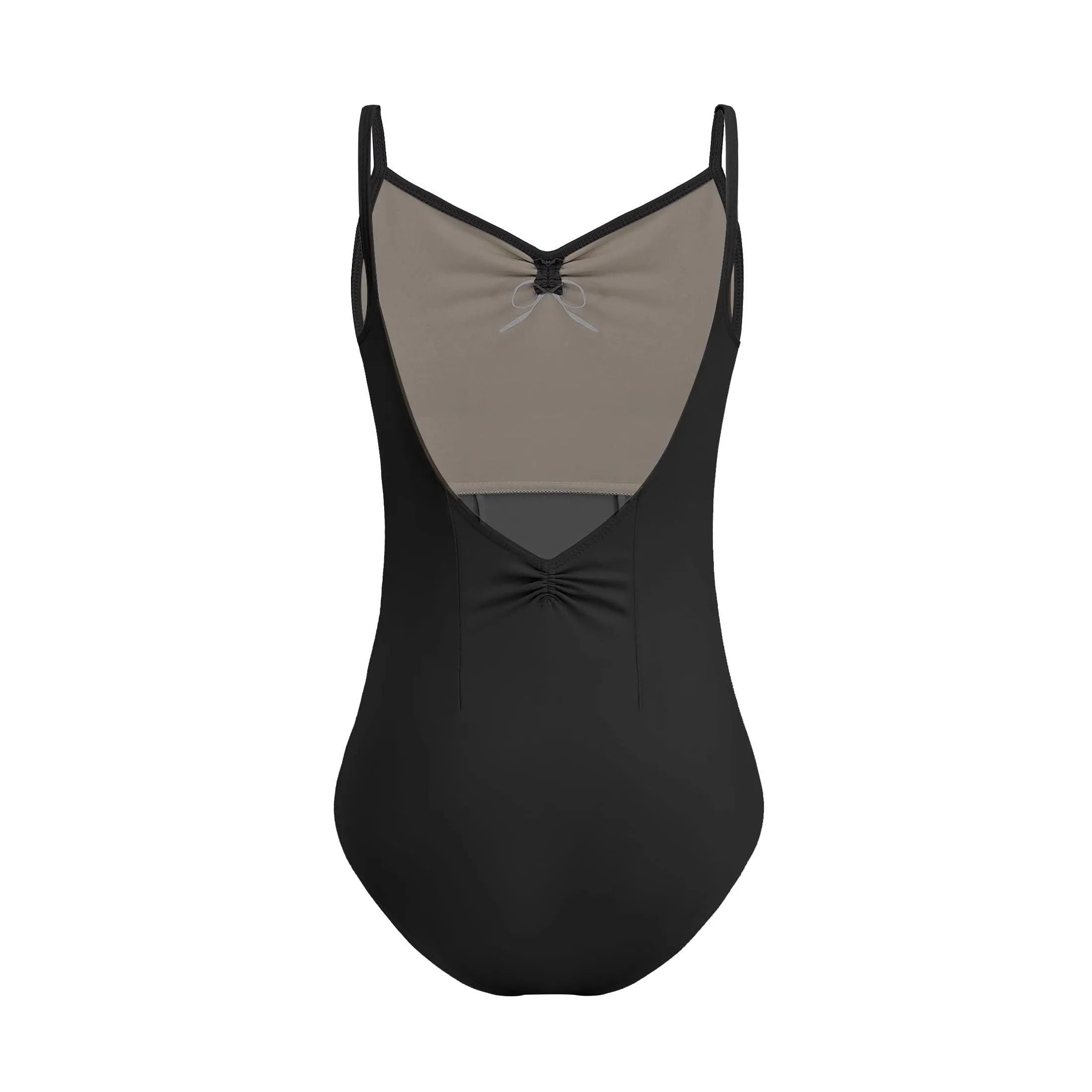 ZYXWVU Body Danza Classica Bambina con Spalline Regolabili, Nero, 11-12 anni - immagine 2