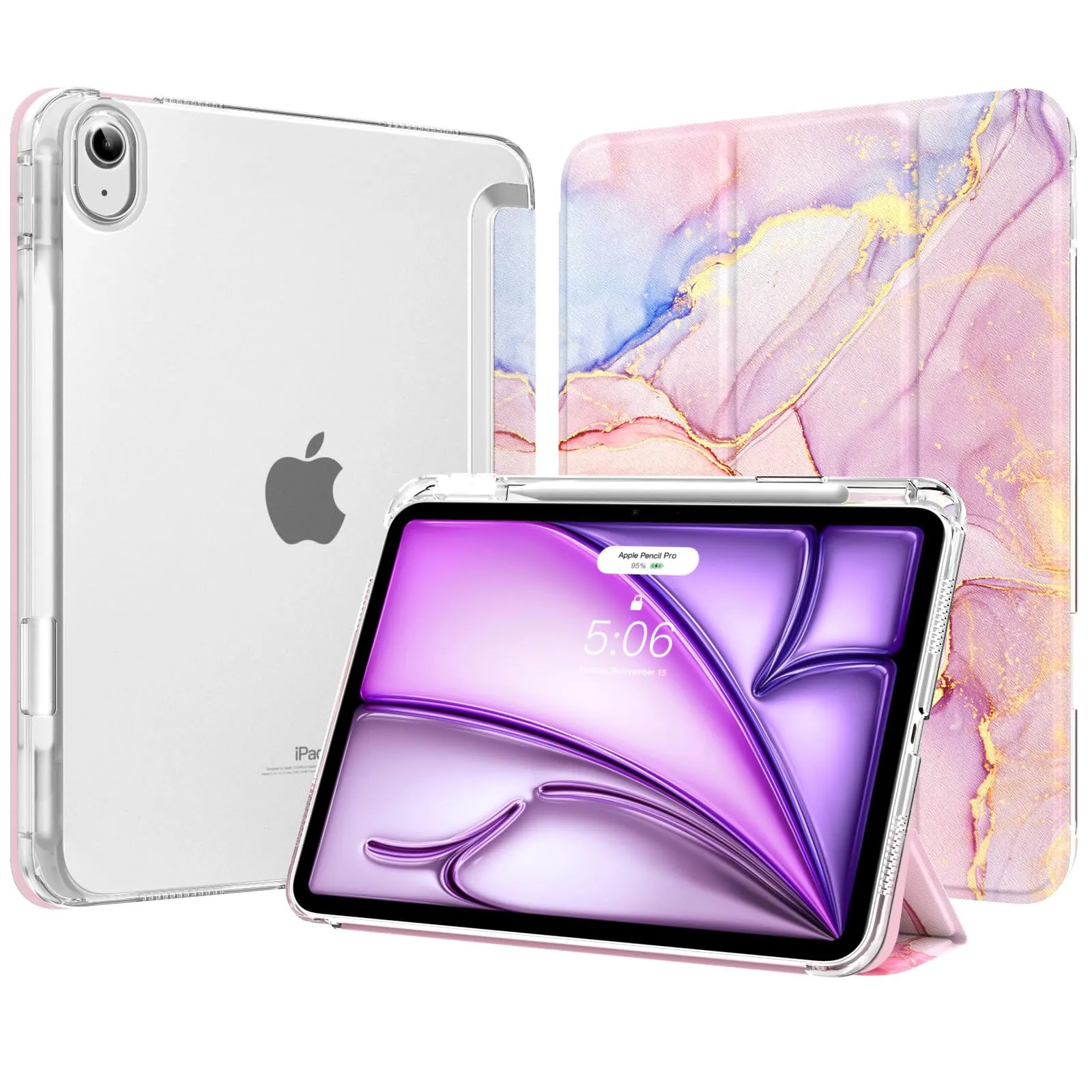 MoKo Cover per iPad Air 11 Pollici (M4/M3/M2) 2024-2026 con Portapenna - immagine 1