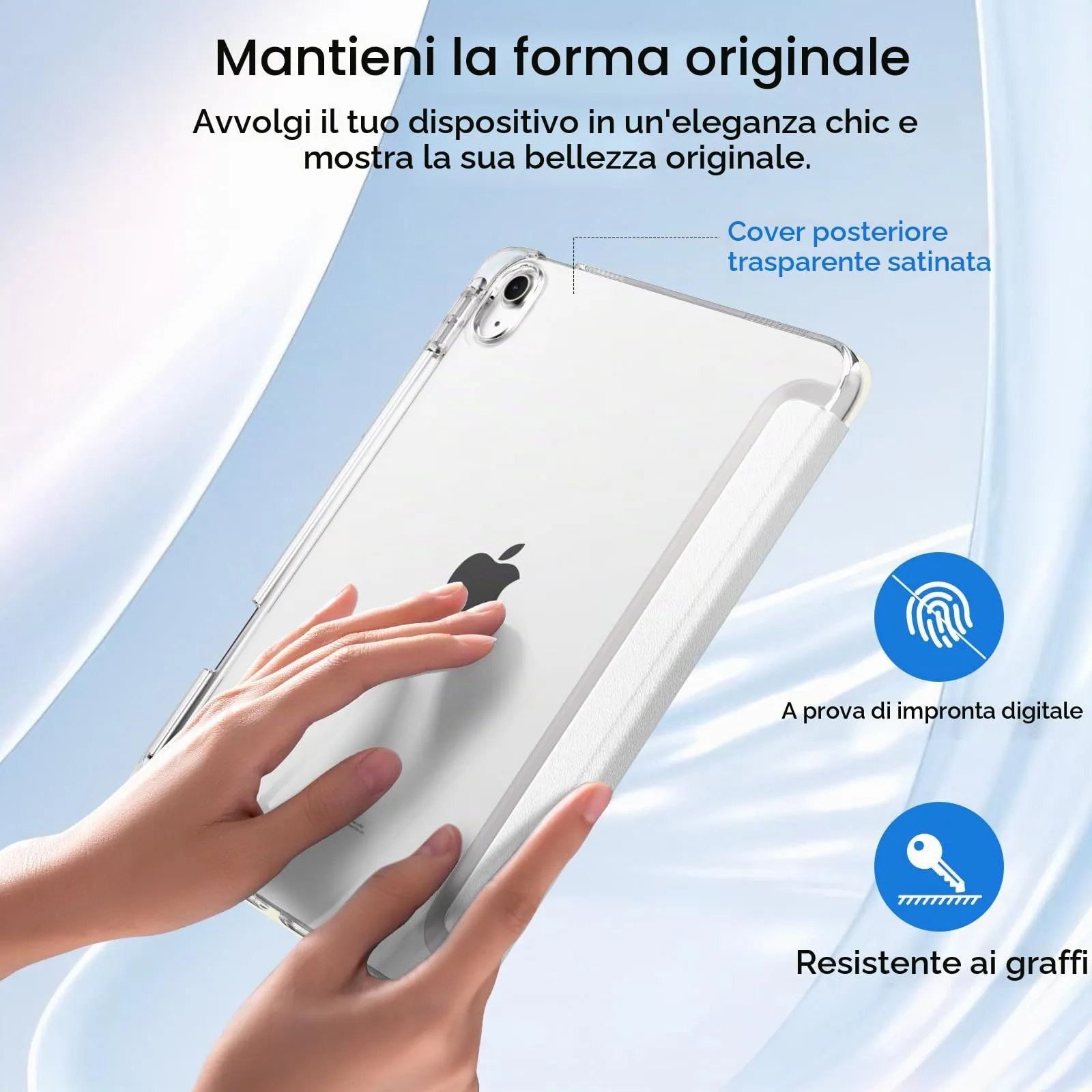 MoKo Cover per iPad Air 11 Pollici (M4/M3/M2) 2024-2026 con Portapenna - immagine 5