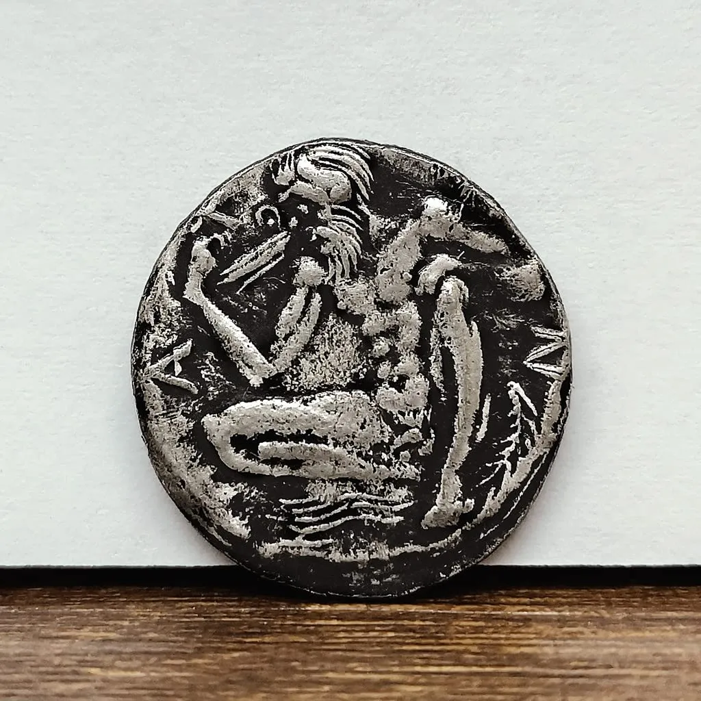 Riproduzioni di Monete Greche Antiche in Argento (Ancient Greek-Homer's Epic Story) - immagine 2