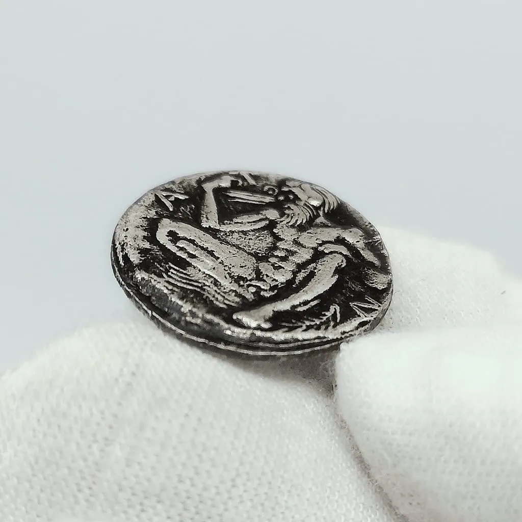 Riproduzioni di Monete Greche Antiche in Argento (Ancient Greek-Homer's Epic Story) - immagine 4