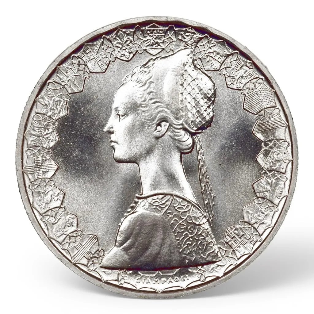 Riproduzione Moneta 500 Lire Italiane da Collezione - immagine 1