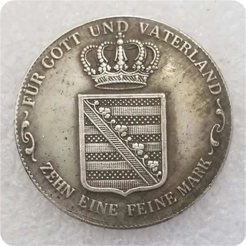 Riproduzioni di monete antiche europee in argento, collezione storica (German-1817) - immagine 3