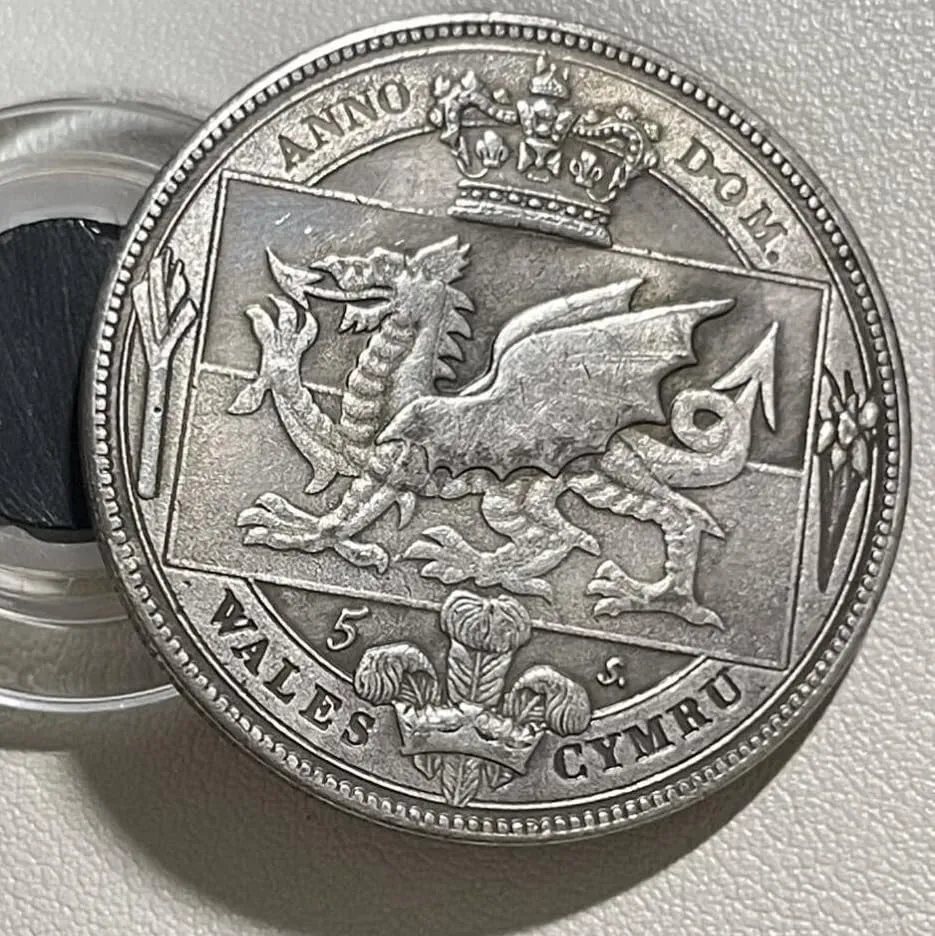 Riproduzione Monete Antiche Britanniche Vittoriane in Argento (British-Victoria) - immagine 2
