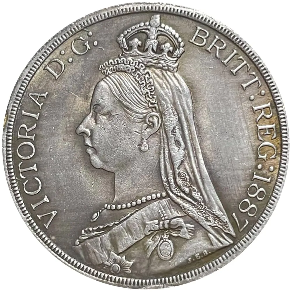 Riproduzione Monete Antiche Britanniche Vittoriane in Argento (British-Victoria) - immagine 4
