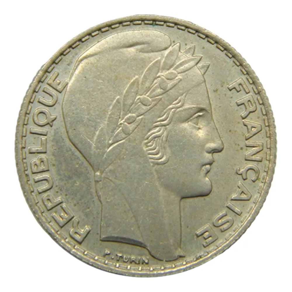 Riproduzione Moneta Argento Francia 1933 per Collezionisti - immagine 2