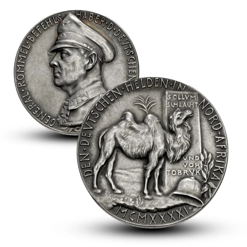 Riproduzioni di Monete Antiche Europee in Argento, Collezione Storica German-Afrikakorps - immagine 1