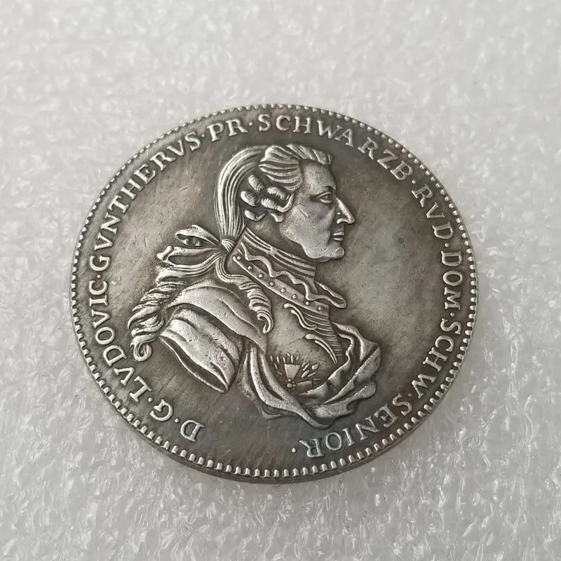 Riproduzioni di monete antiche europee in argento, collezione storica (German-1786) - immagine 3