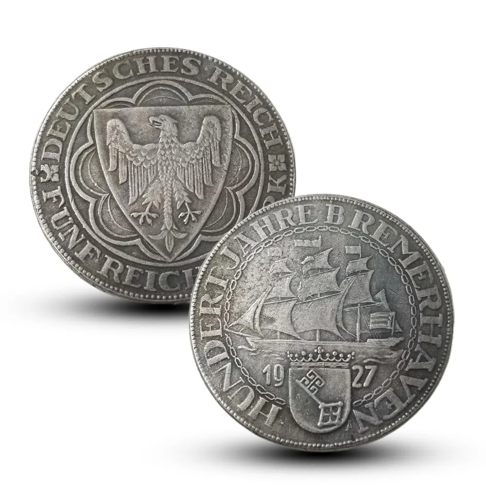 Riproduzione Moneta Antica Germania 1927-A - immagine 1