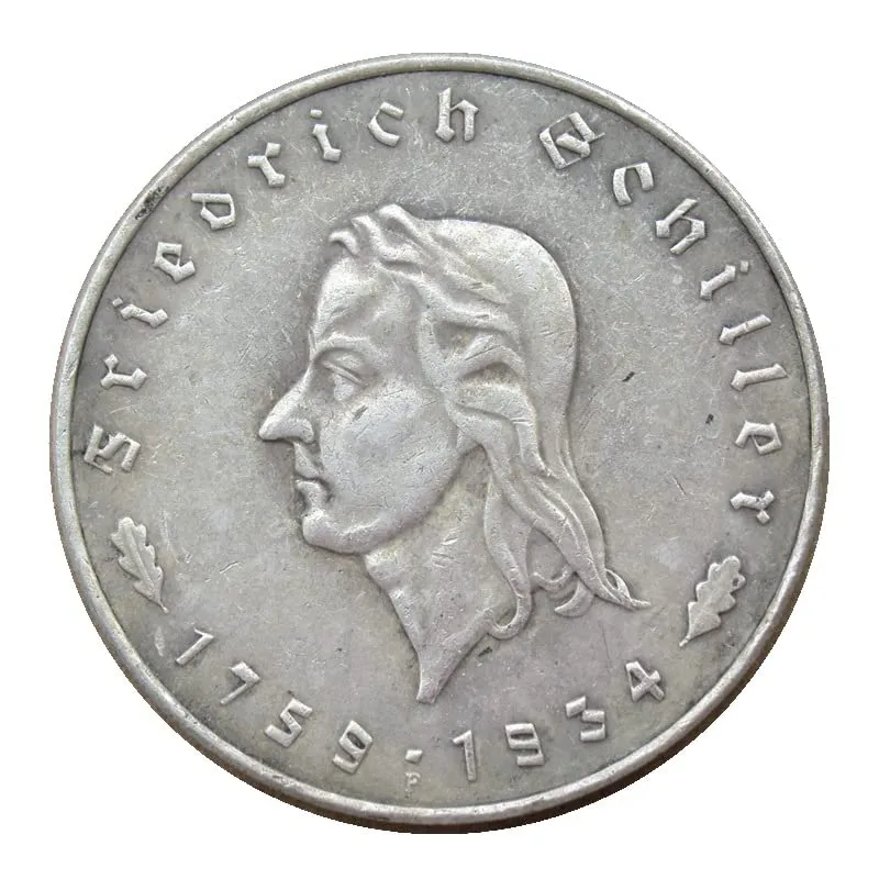 Riproduzione Monete Antiche Germania 1934 Collezione Europea per Collezionisti - immagine 2