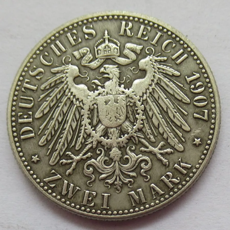 Riproduzione Moneta Antica Germania 1907-B - immagine 3