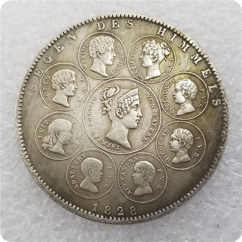 Riproduzioni di Monete Antiche Europee in Argento (German-1828) - immagine 2