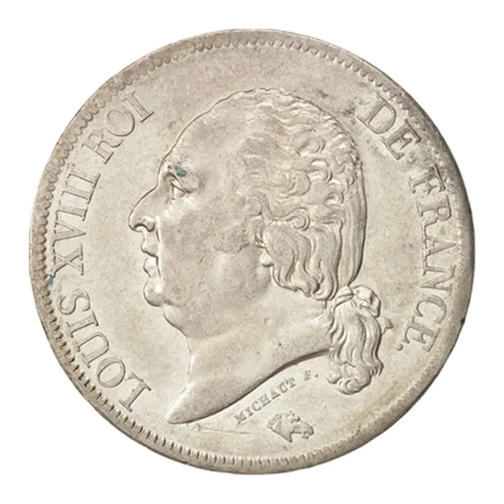Riproduzione Moneta Argento Francia 1820 - immagine 2