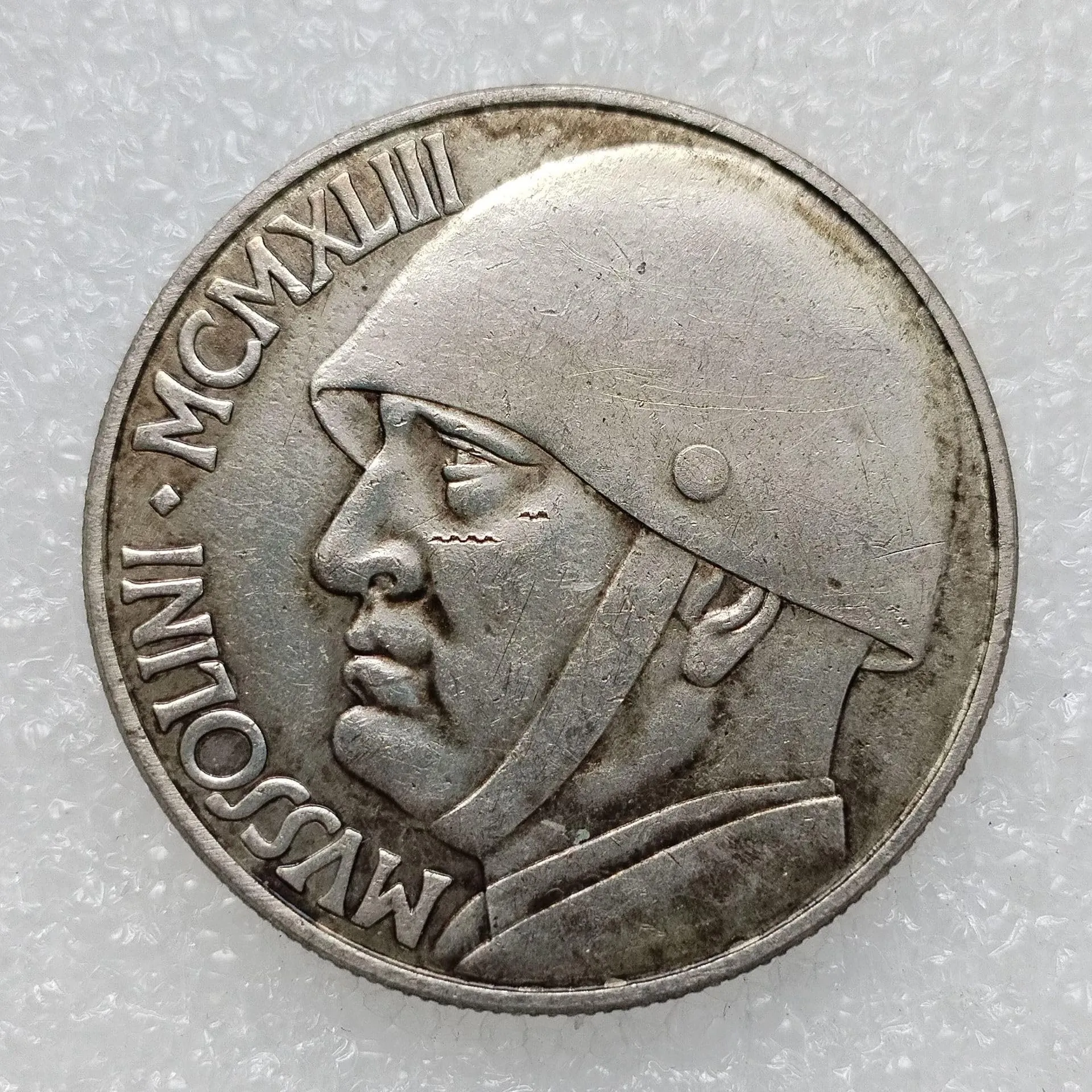 Riproduzione Moneta 20 Lire Italiane in Argento per Collezionismo - immagine 2