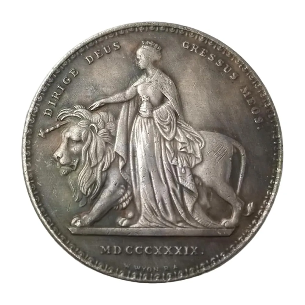 Riproduzioni di Monete Antiche Europee in Argento, Collezione Regina Vittoria e Modelli Storici - immagine 1