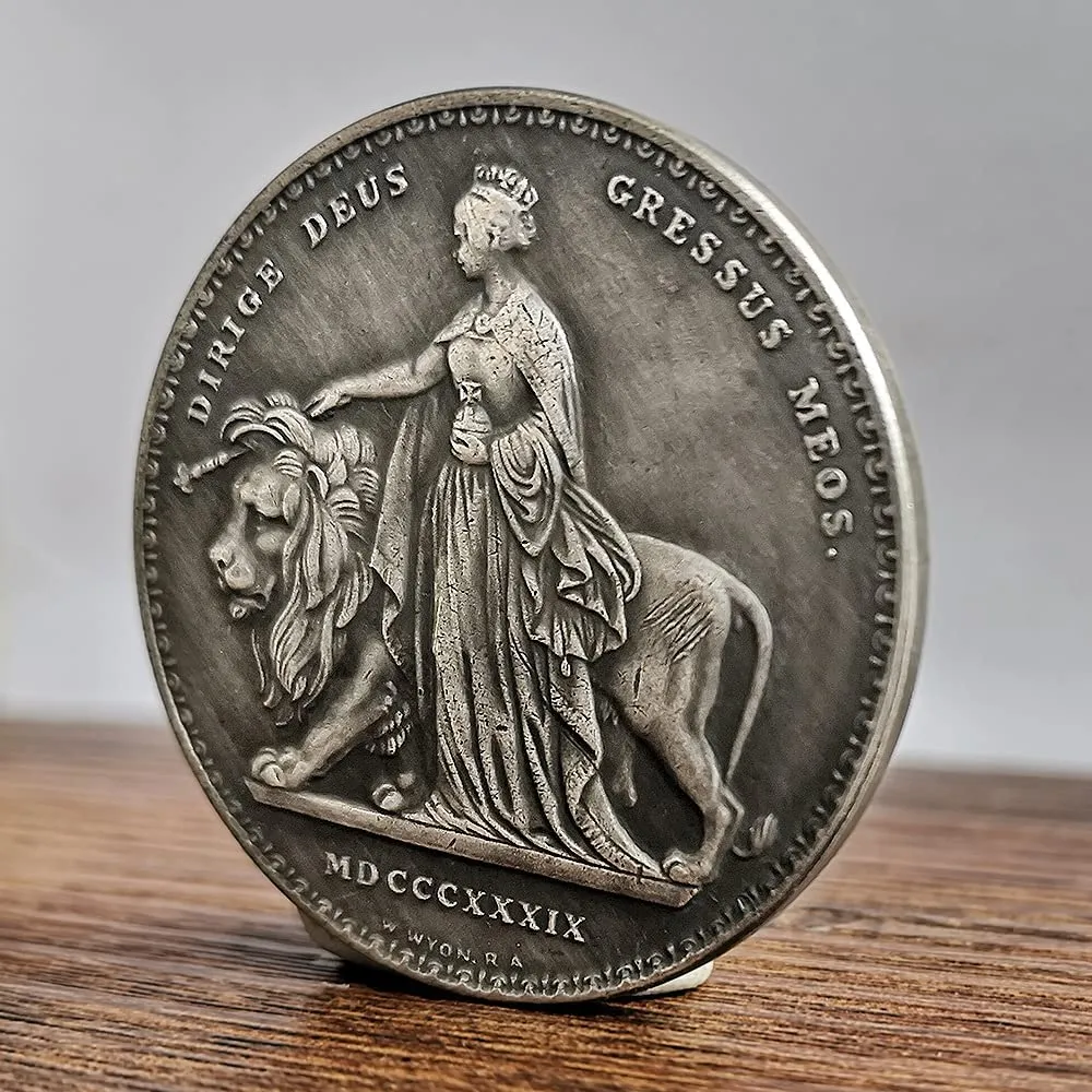 Riproduzioni di Monete Antiche Europee in Argento, Collezione Regina Vittoria e Modelli Storici - immagine 4