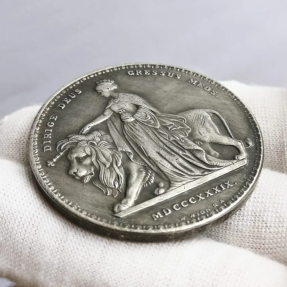 Riproduzioni di Monete Antiche Europee in Argento, Collezione Regina Vittoria e Modelli Storici - immagine 5