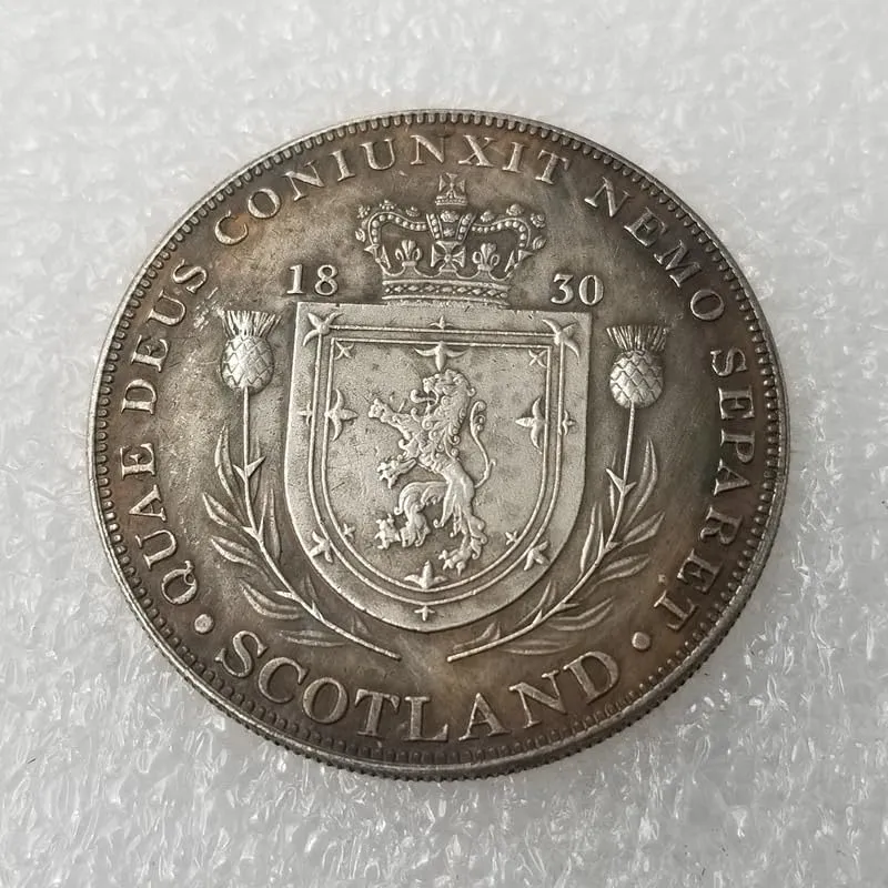 Riproduzioni di Monete Antiche Britanniche e Europee in Argento, British-Scottish Shield - immagine 3