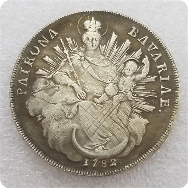 Riproduzioni di Monete Antiche Tedesche e Europee in Argento (German-1782) - immagine 3
