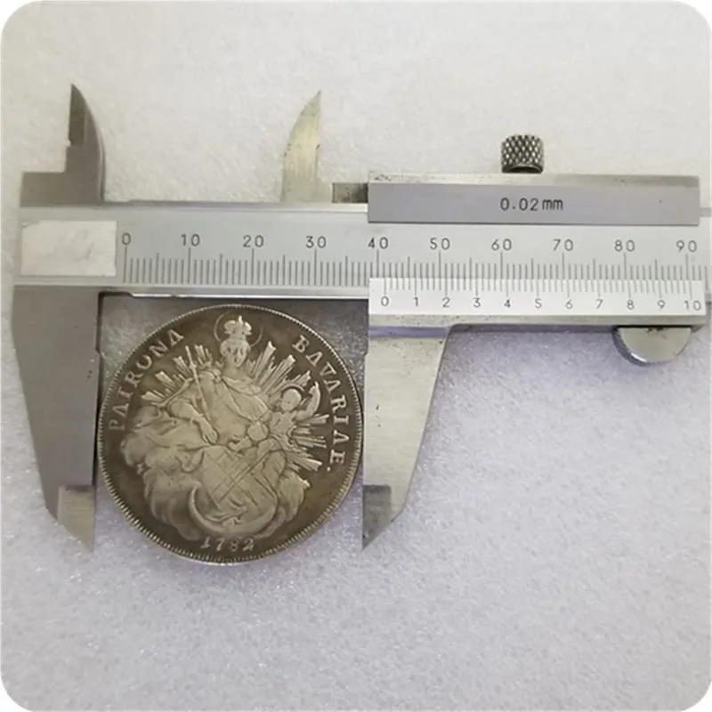 Riproduzioni di Monete Antiche Tedesche e Europee in Argento (German-1782) - immagine 4