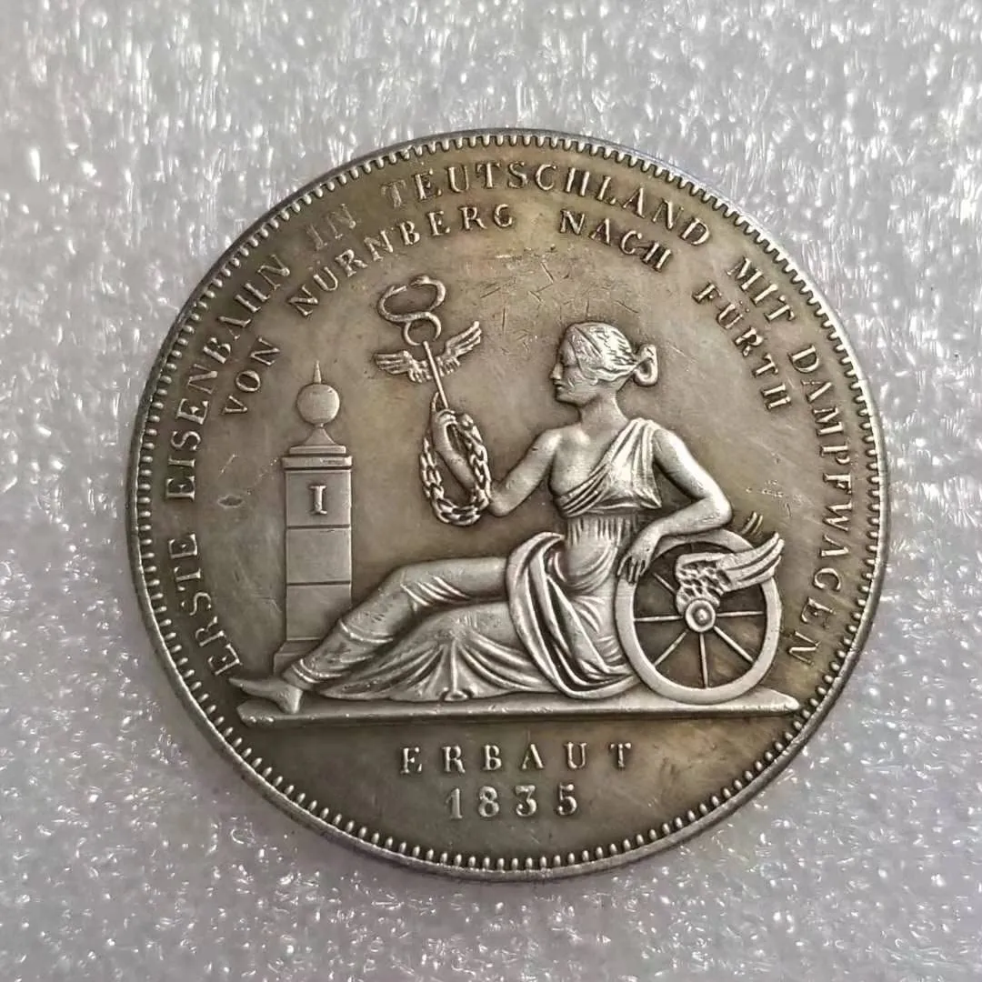 Riproduzioni di monete antiche europee in argento (German-1835-A) - immagine 2