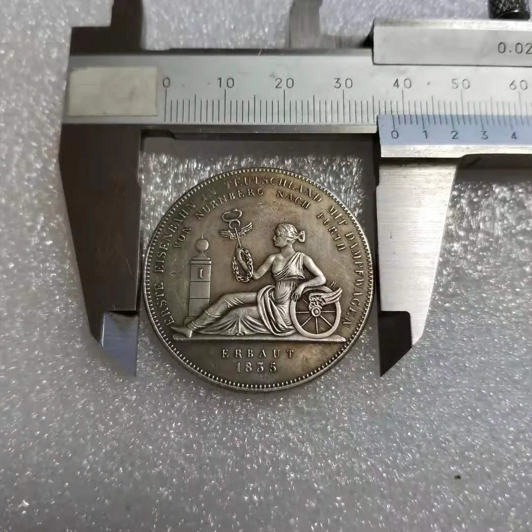 Riproduzioni di monete antiche europee in argento (German-1835-A) - immagine 4