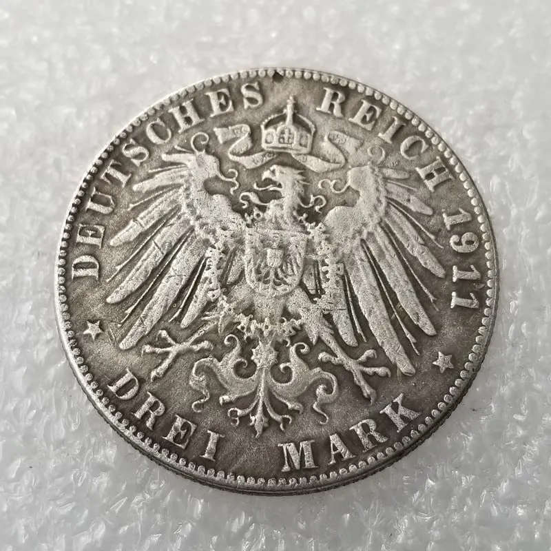 Riproduzione Moneta Antica Germania 1911 German-Reichsadler - immagine 2