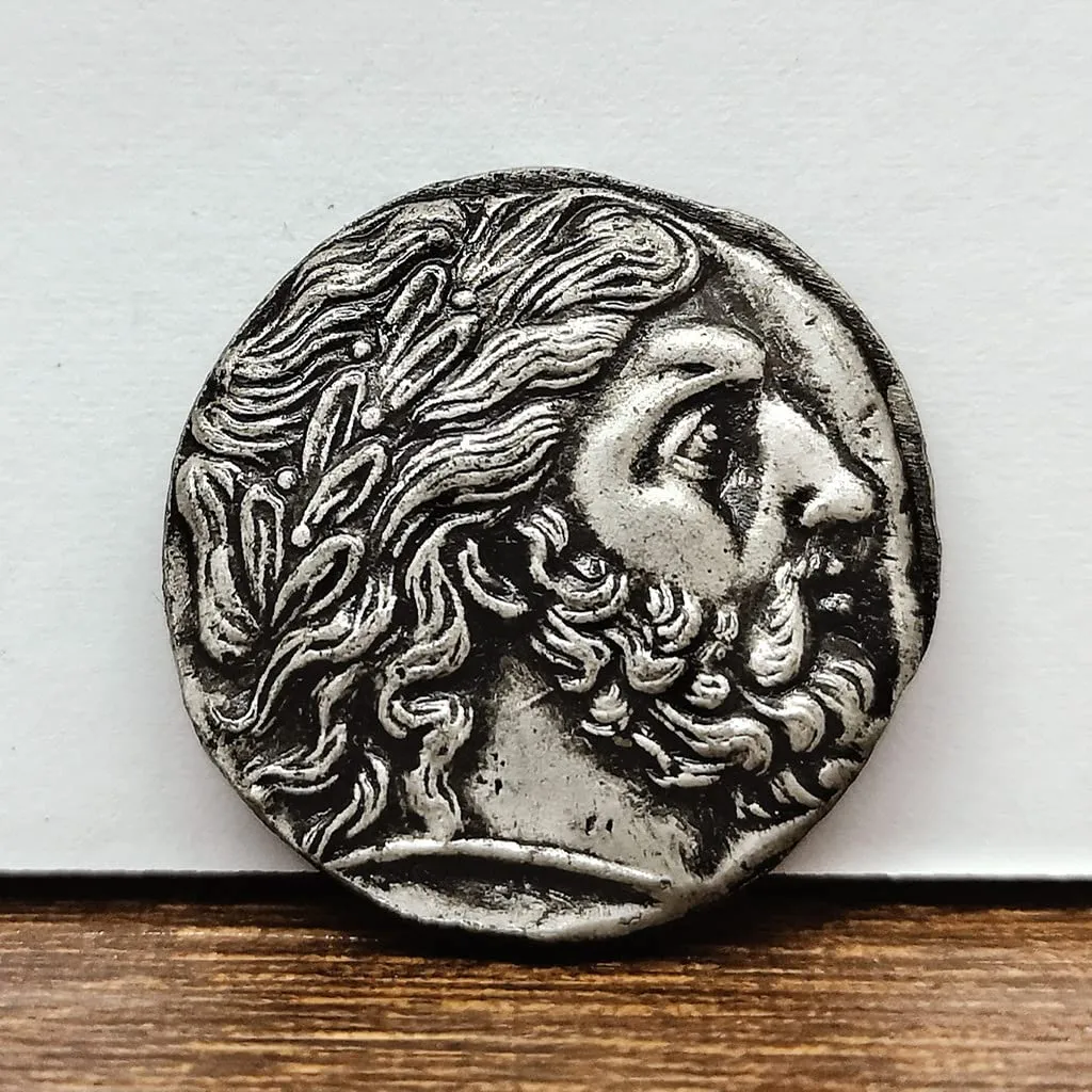 Riproduzione Monete Greche Antiche in Argento (Ancient Greek-Chariot) - immagine 2