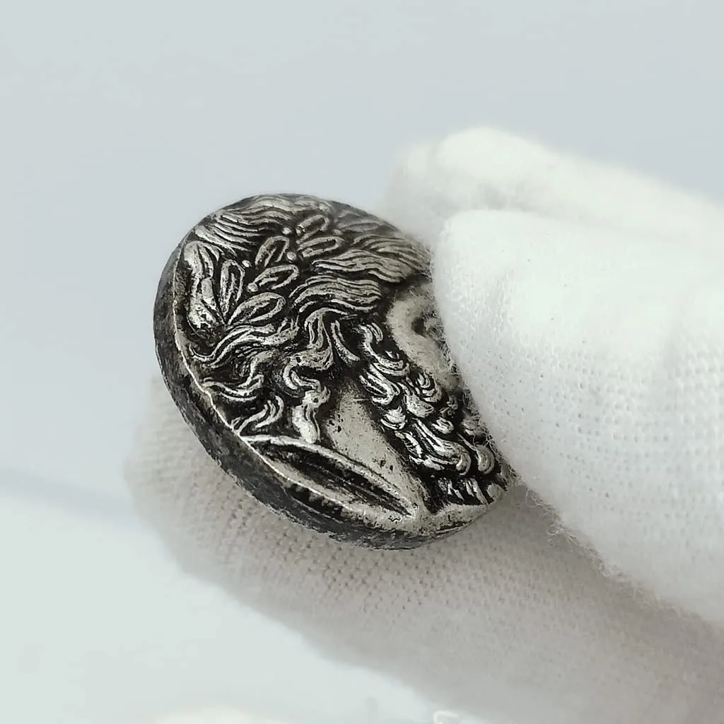 Riproduzione Monete Greche Antiche in Argento (Ancient Greek-Chariot) - immagine 4