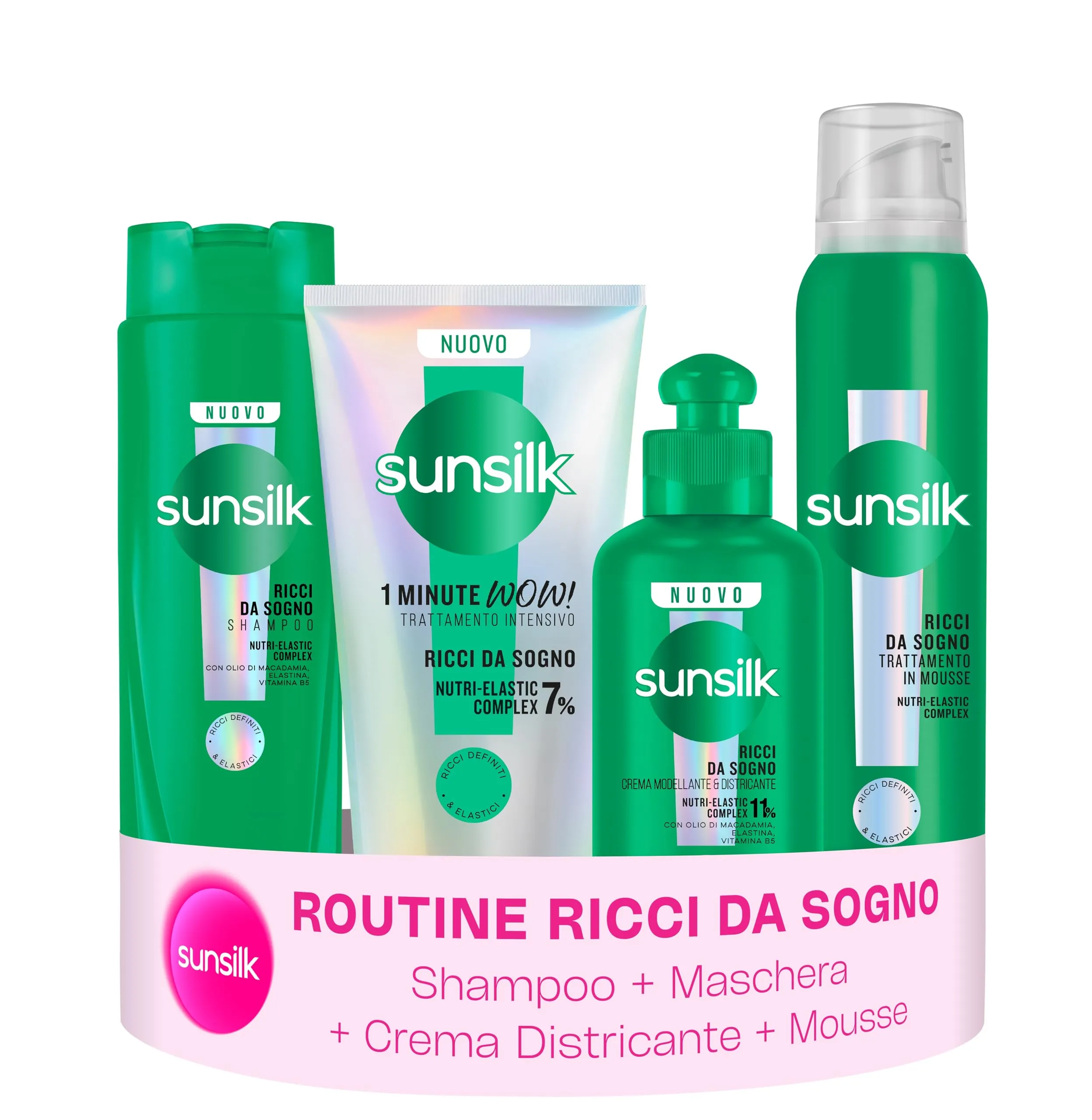 Sunsilk Kit Ricci da Sogno Set 4 Prodotti Capelli Ricci Anticrespo - immagine 1